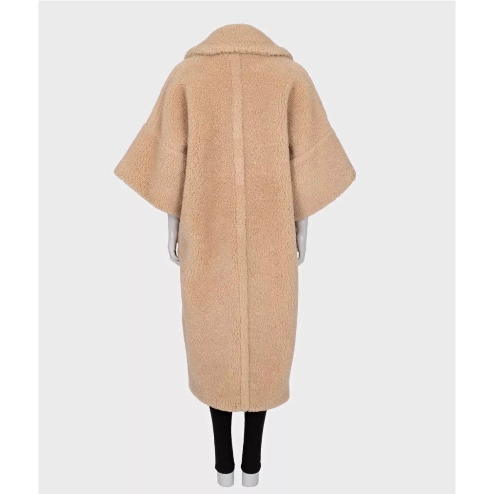 Max Mara Max Mara Beige Teddy Coat - Size 44/L Size M / US 6-8 / IT 42-44 - 3 Thumbnail