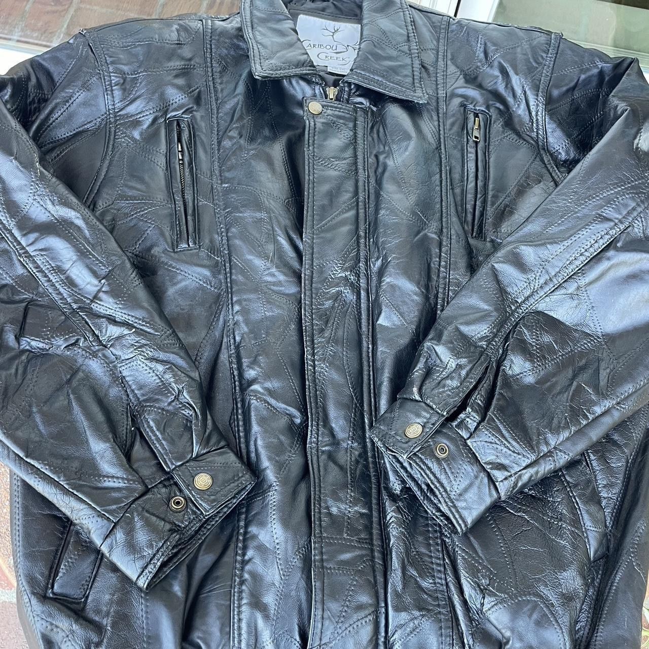 Harley Davidson × Vintage × Wilsons Leather Vintage Caribou creek leather bomber motorcycle jacket Size US XXL / EU 58 / 5 - 4 Thumbnail