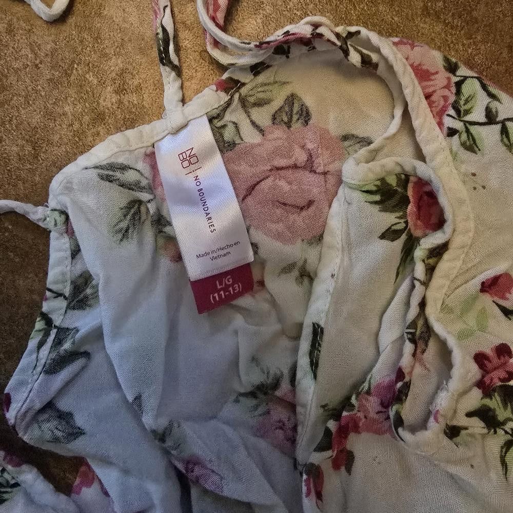 Rap Tees Multicolored Floral Detailed NOBO Tank Size L / US 10 / IT 46 - 3 Thumbnail