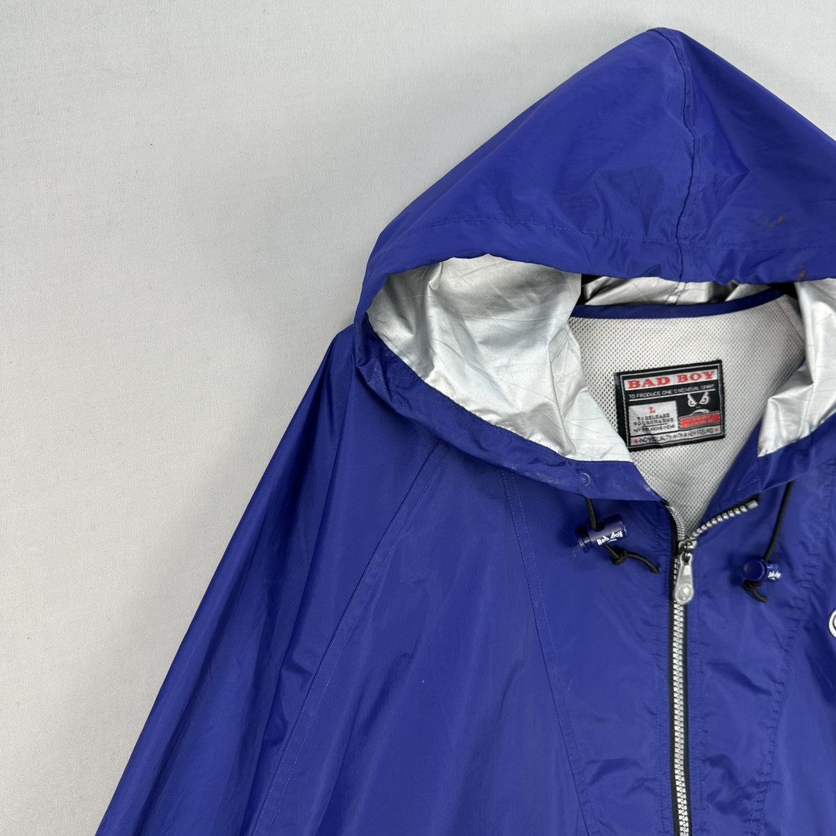Vintage Vintage Anorak Nylon Jacket Hoodie Pullover by Bad Boy Size US XL / EU 56 / 4 - 2 Thumbnail