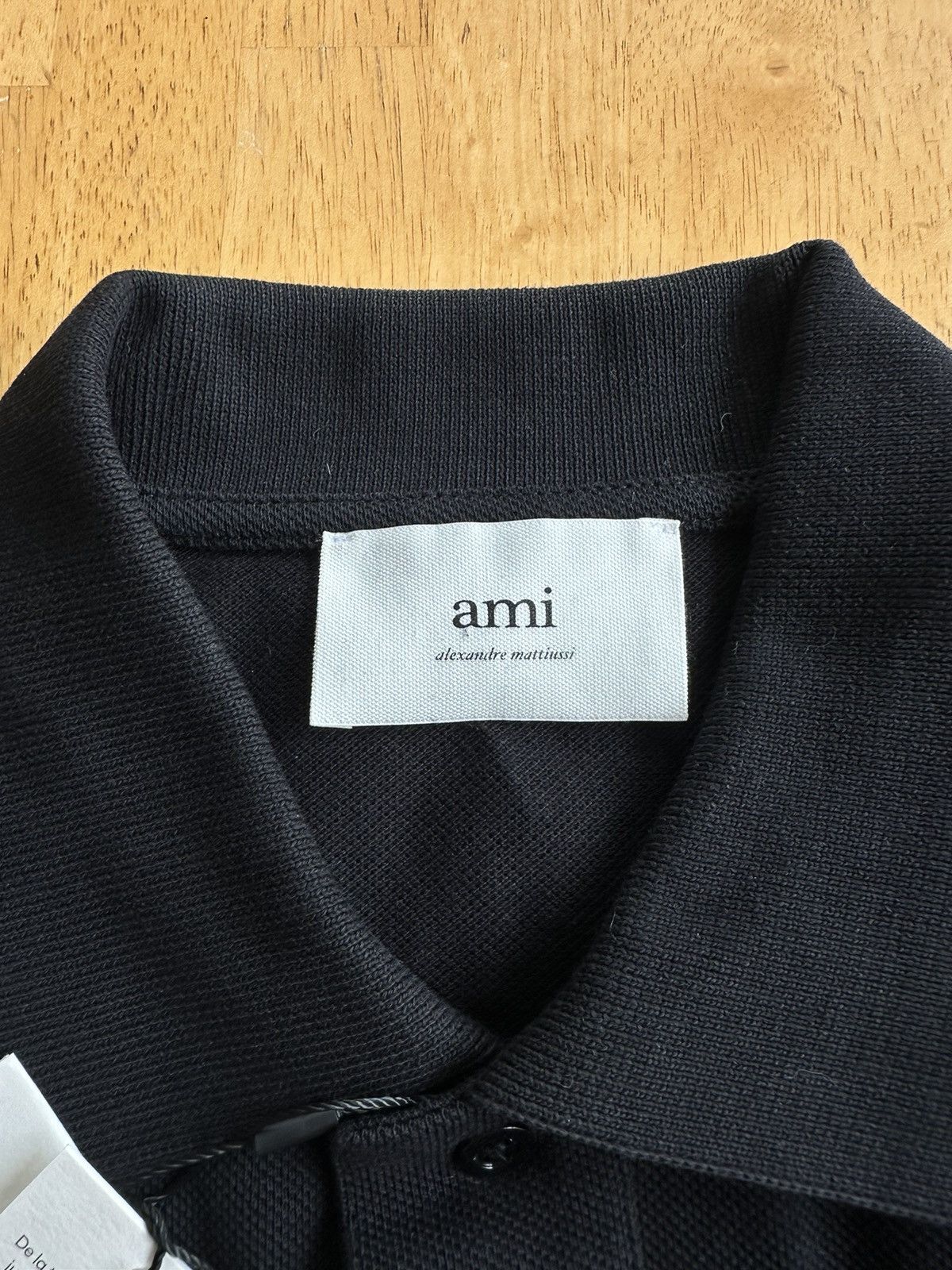 AMI Black Ami de Cœur Polo Size US M / EU 48-50 / 2 - 4 Thumbnail