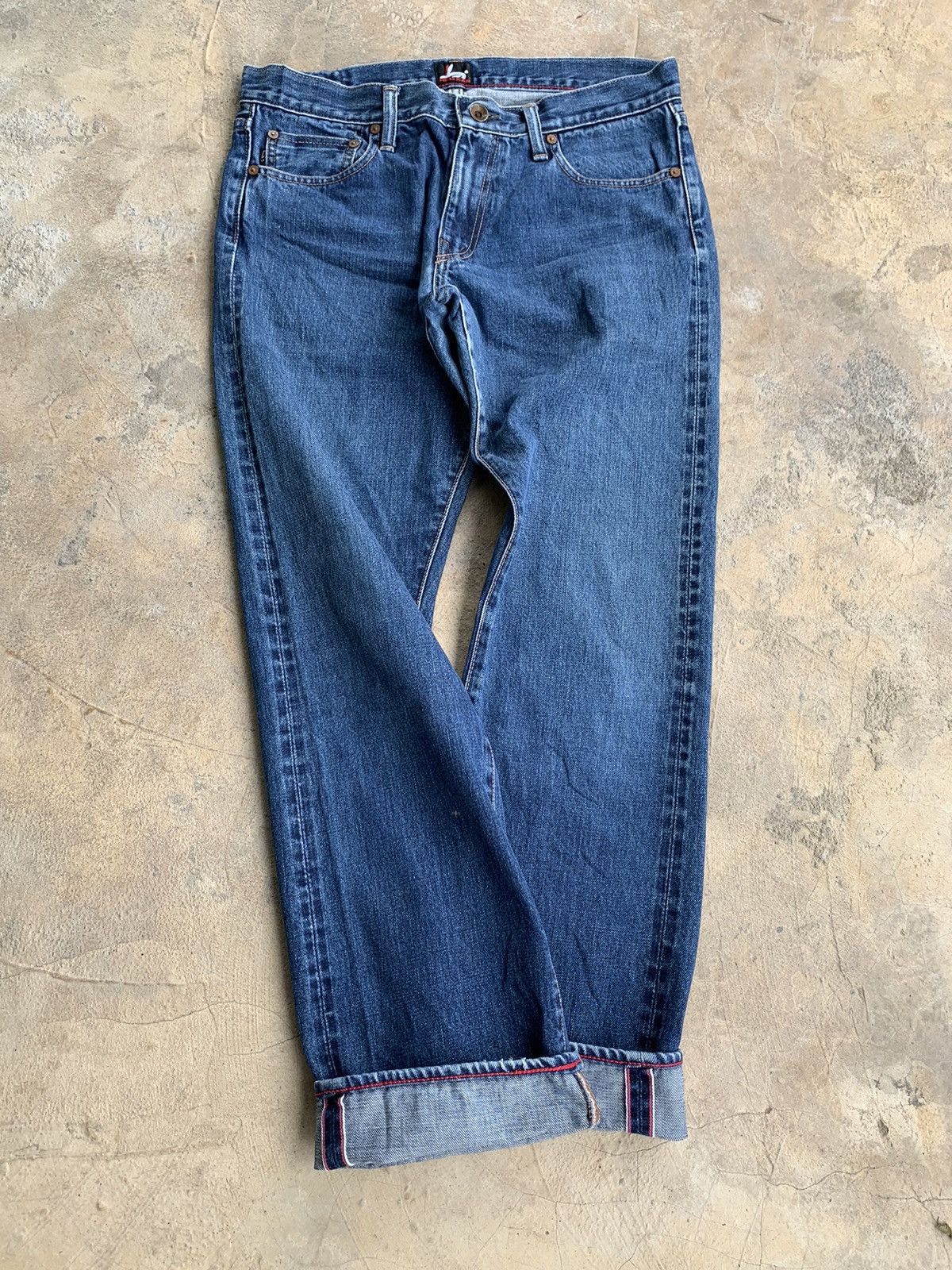 Japanese Brand × Paul Smith Red Ear Paul Smith Red Ear Selvedge Distressed Denim Size US 32 / EU 48 - 7 Thumbnail