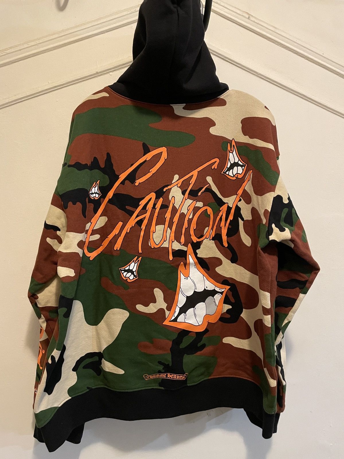 Chrome Hearts Chrome Hearts Matty Boy 'Caution Camo' Hoodie Sz XXL Size US XXL / EU 58 / 5 - 3 Thumbnail