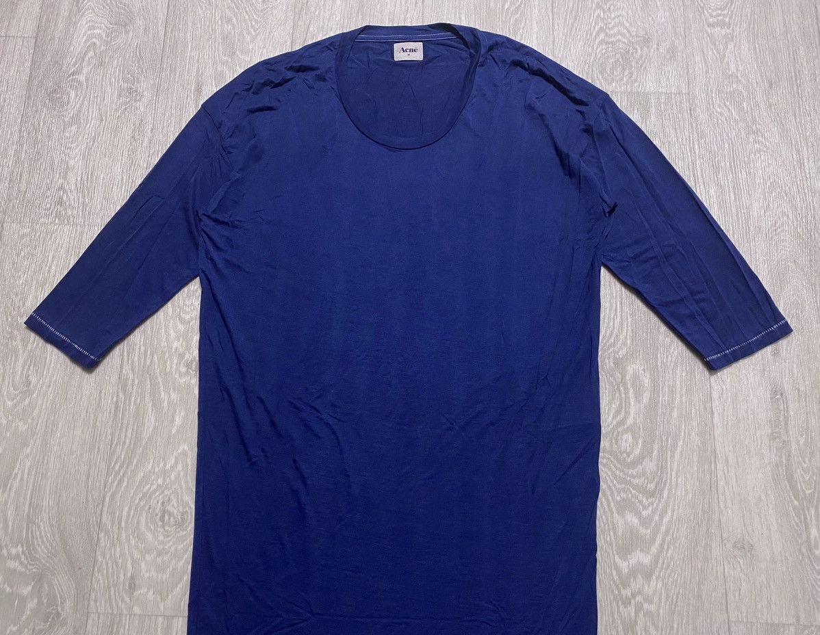 Acne Studios Women Vintage AW09 Acne Studios Babe Lyocell Navy Midi Dress Size M / US 6-8 / IT 42-44 - 9 Thumbnail