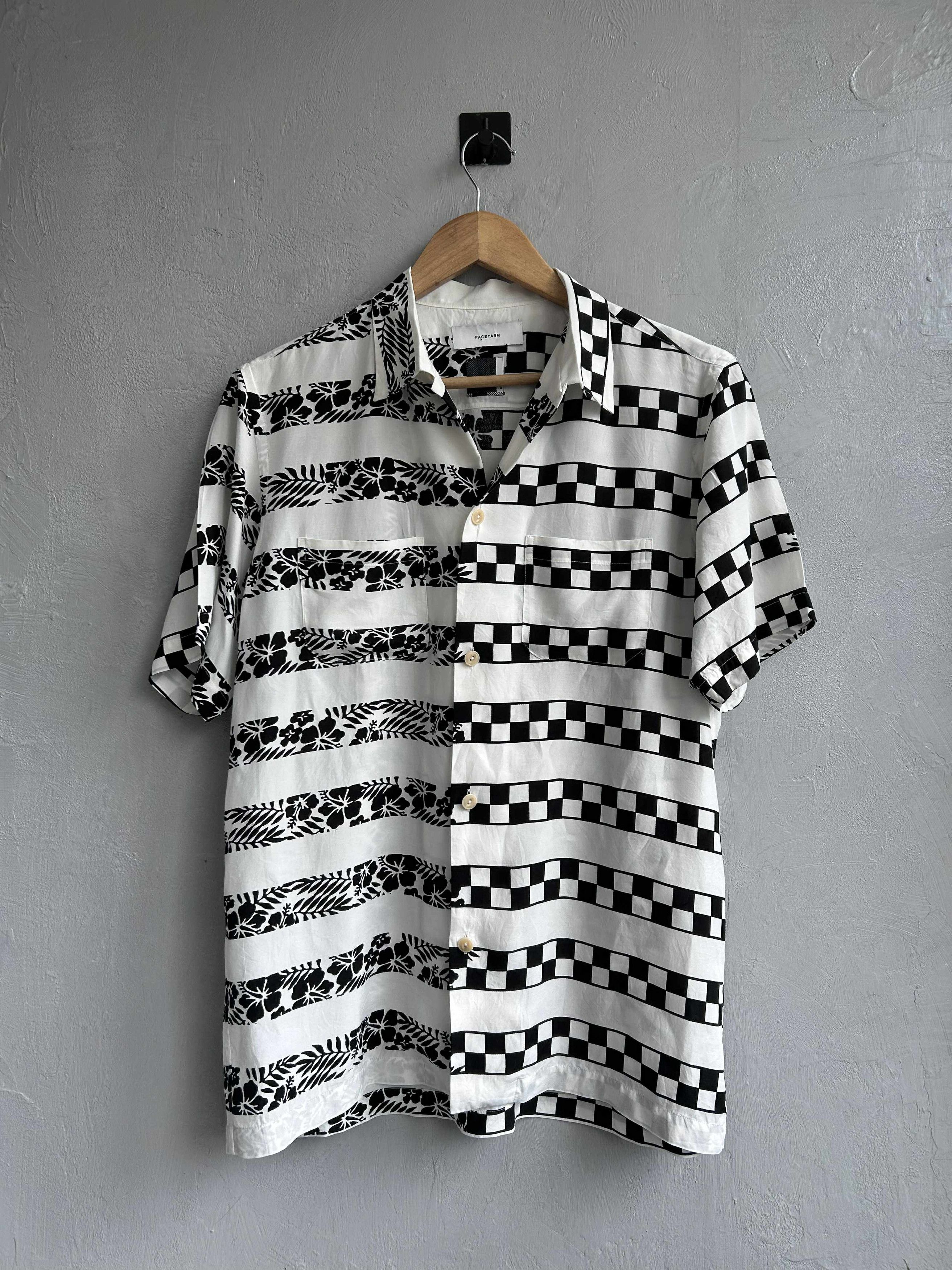 Facetasm Facetasm flora & checker short sleeve shirt Size US M / EU 48-50 / 2 - 2 Thumbnail