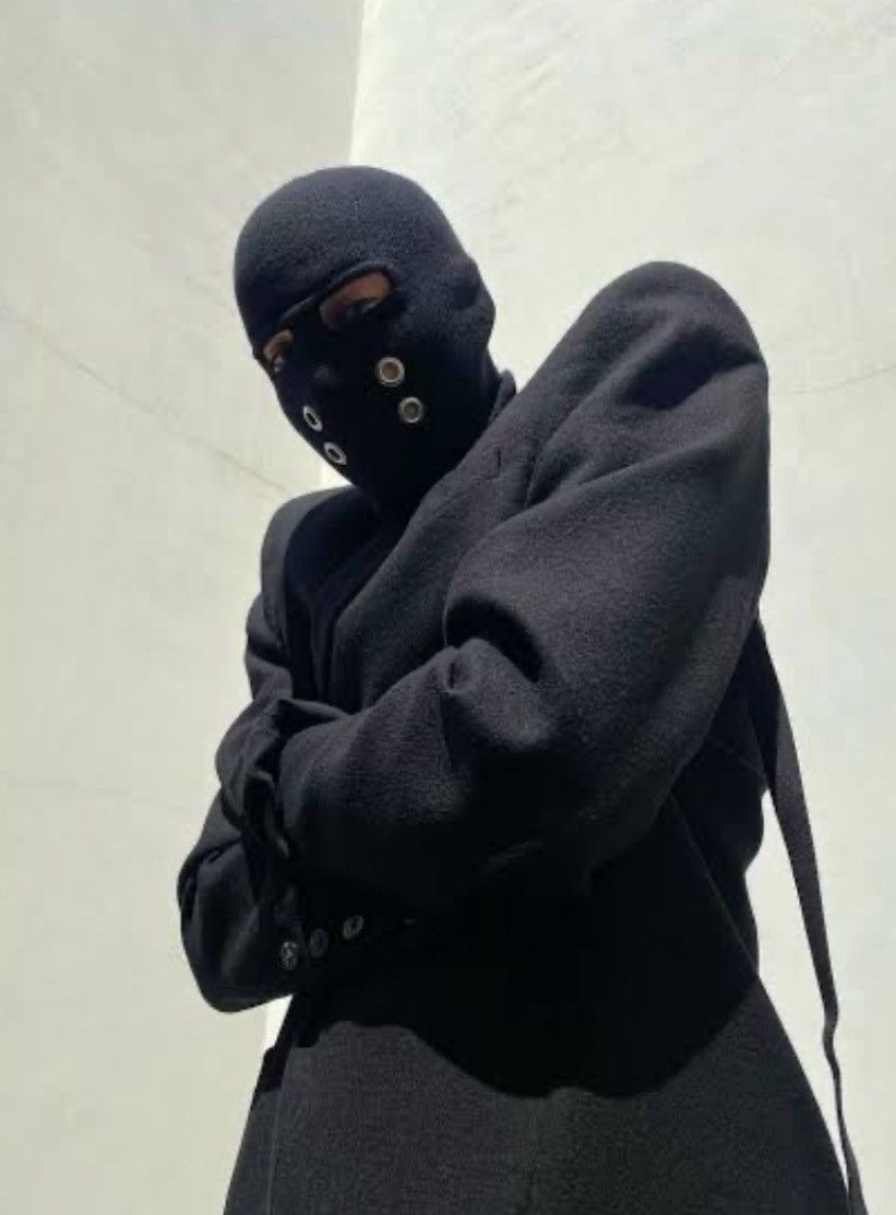 Rick Owens FW22 Strobe Gimp Balaclava Beanie Size ONE SIZE - 14 Thumbnail