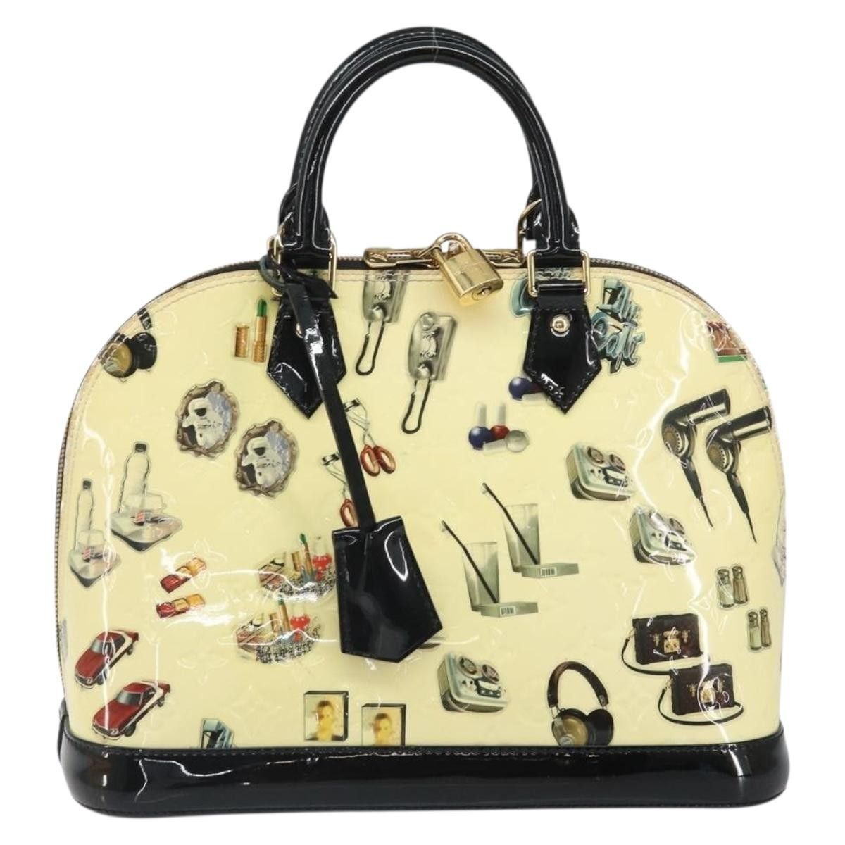 Louis Vuitton Louis Vuitton Alma Handbag Limited Edition Stickers Monogram Vernis Size ONE SIZE - 1 Thumbnail