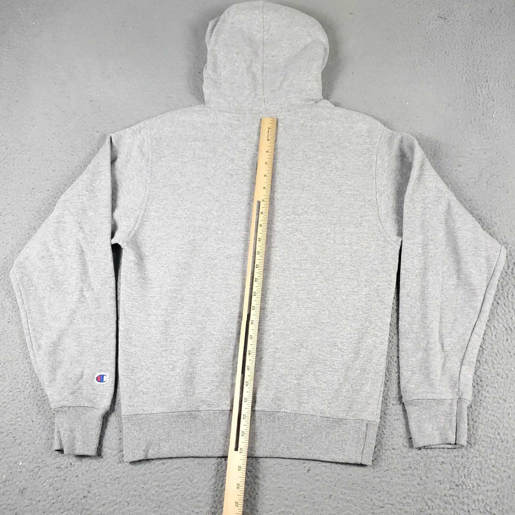 Champion VINTAGE Champion Hoodie Pullover Mens Small Gray Knit Sweatshirt All Seasons Outdoor Modern Sports Size US S / EU 44-46 / 1 - 5 Thumbnail