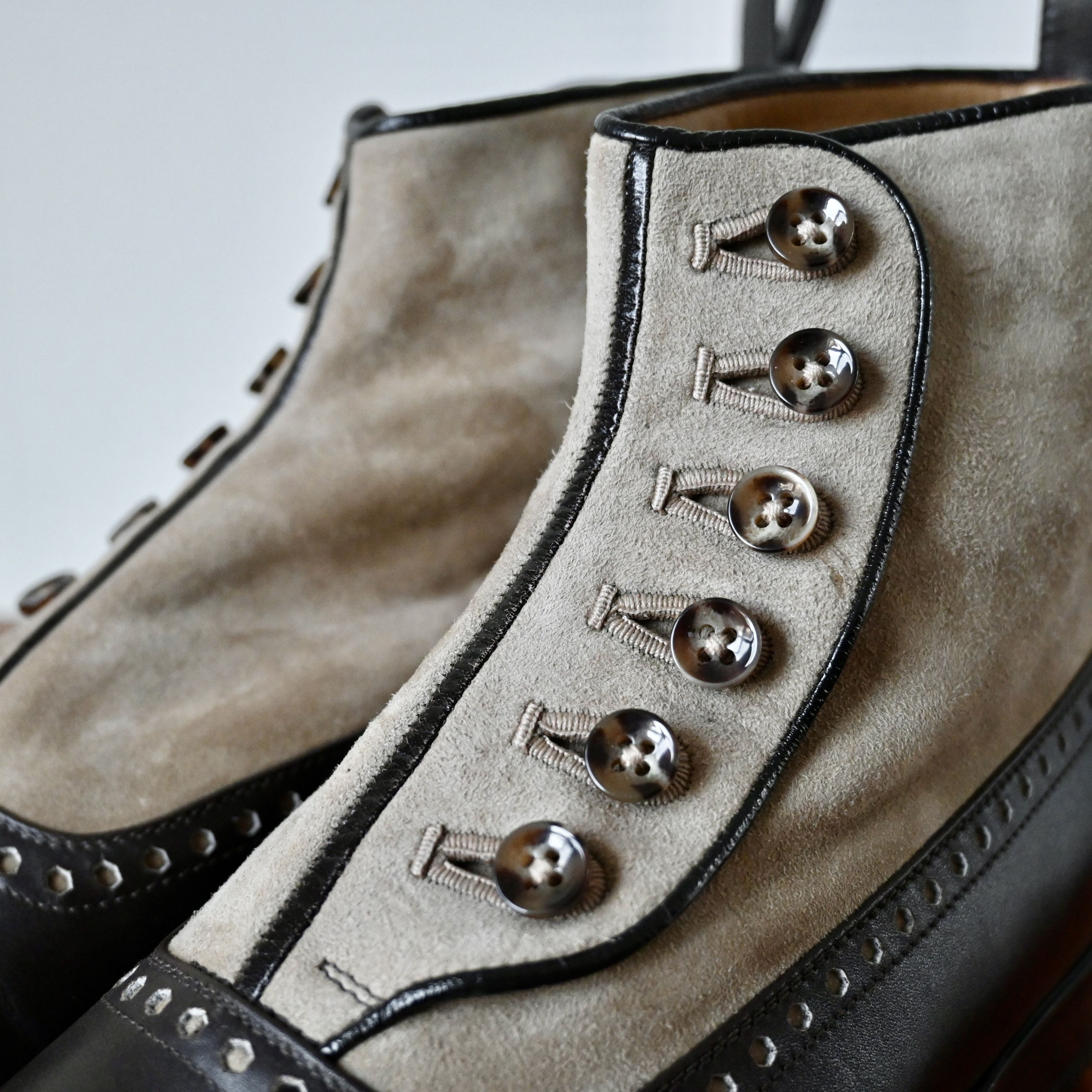 Lamborghini Enzo Bonafe x Lamborghini button ankle boots made in Italy Size US 8 / EU 41 - 12 Thumbnail