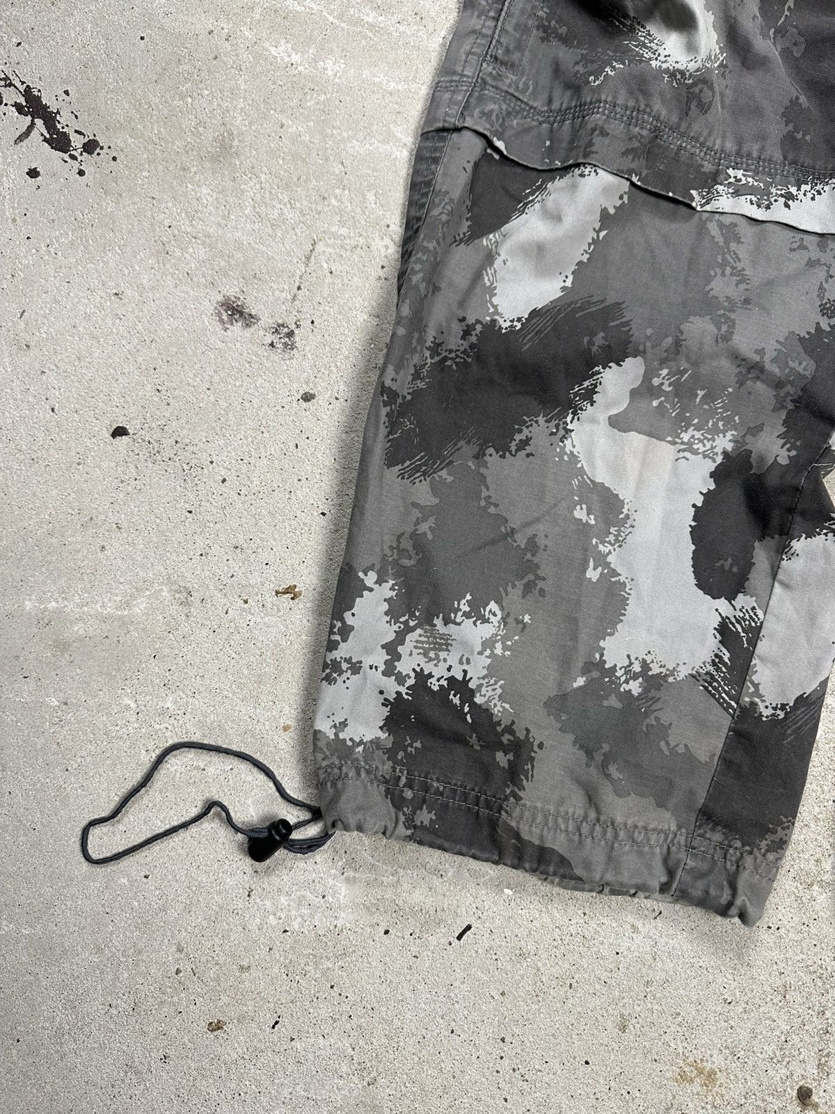 Japanese Brand Raton Laveur Japanese Gray Camo Baggy Cargo Pants Size US 32 / EU 48 - 3 Thumbnail