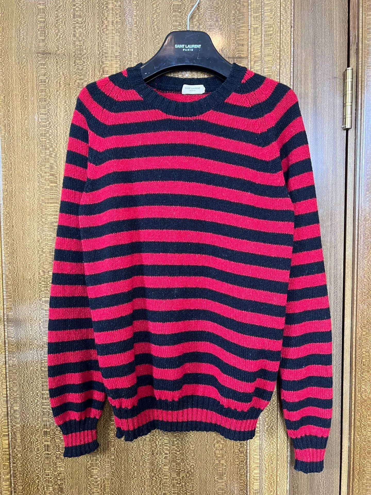 Saint Laurent Paris Saint Laurent Paris Saint Laurent Paris Black and red stri Size US S / EU 44-46 / 1 - 1 Thumbnail