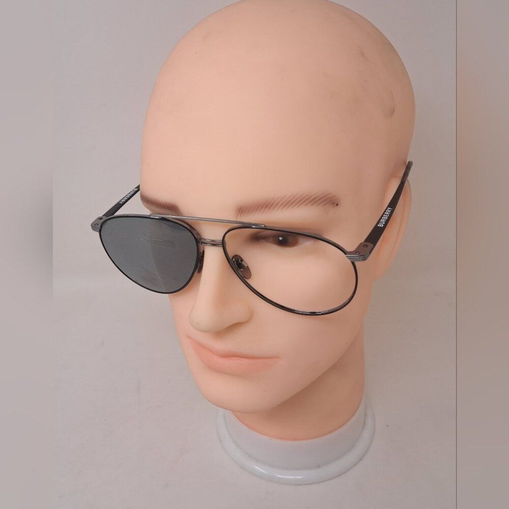 Burberry Burberry Men's Aviator Sunglasses Frames Only Pilot Metal B Size ONE SIZE - 2 Thumbnail