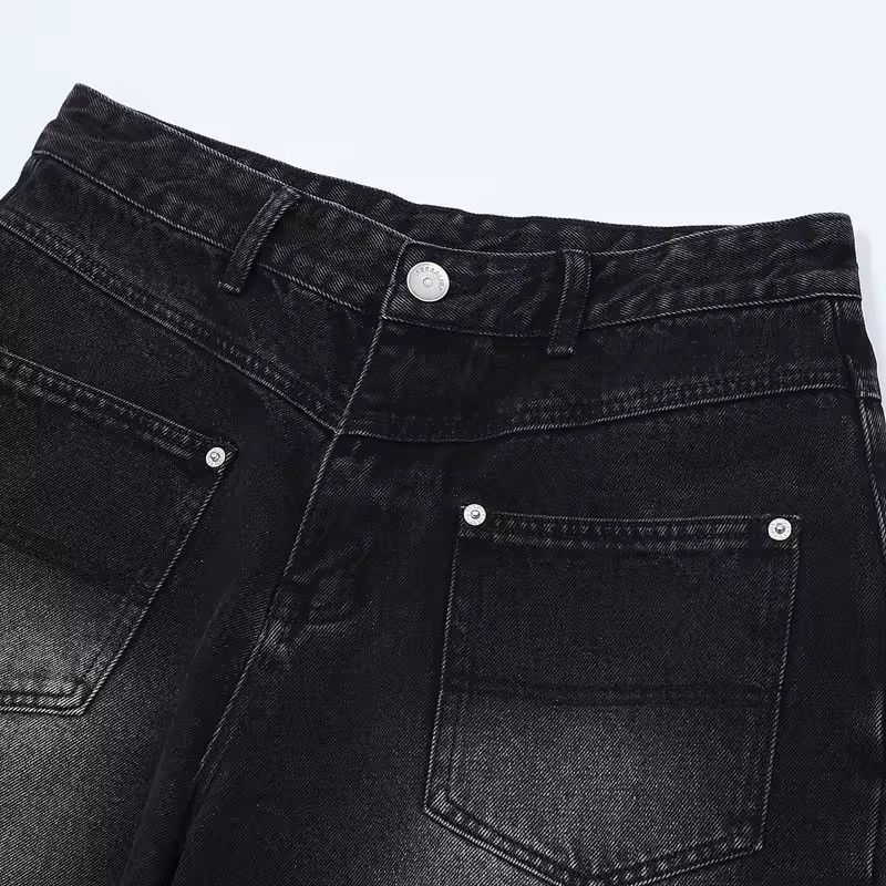 Japanese Brand × Jean Destroy Distressed Washed Loose Vintage Retro Shorts Size US 31 - 8 Thumbnail