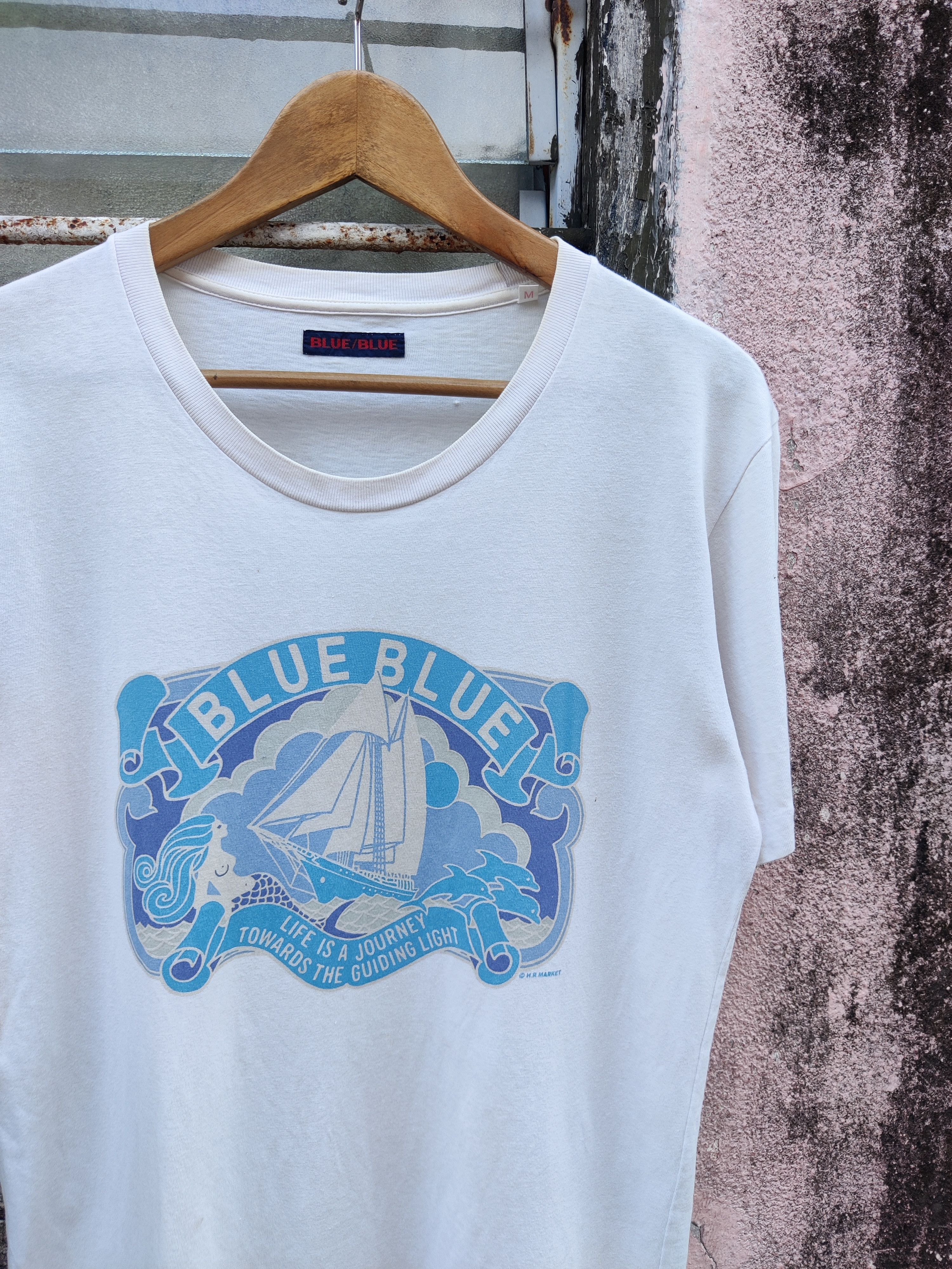 Blue Blue Japan Vintage Blue Blue x HR Market Japanese Brand Shirt Size US M / EU 48-50 / 2 - 3 Thumbnail