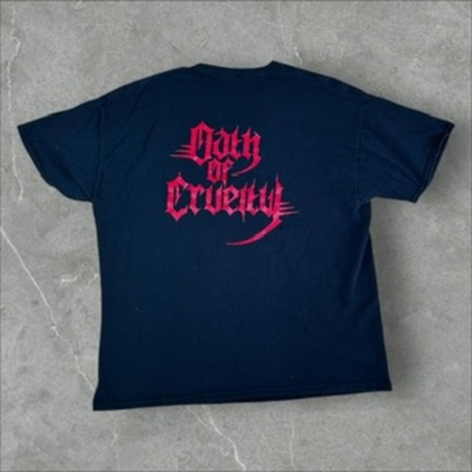 Gildan Oath of Cruelty "Hellish Decimation" Metal Tee Size US XXL / EU 58 / 5 - 2 Thumbnail