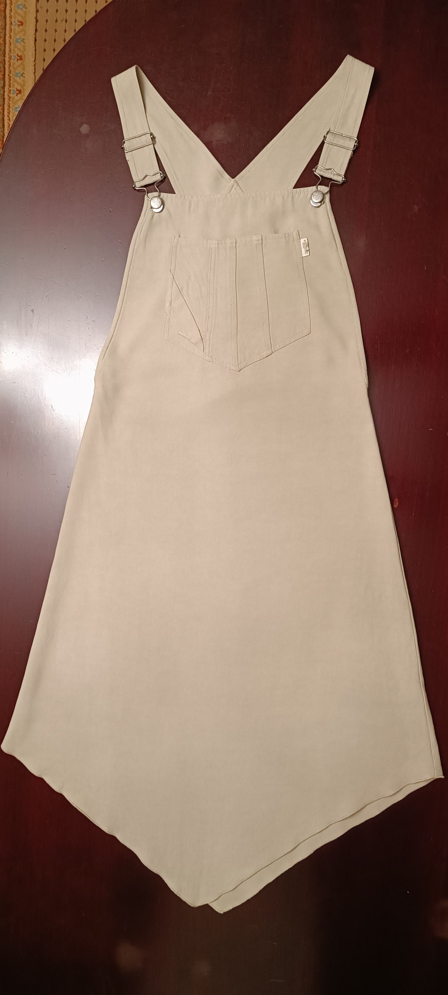Jean Paul Gaultier 90's- Strap midi dress - Big front Pocket Size S / US 4 / IT 40 - 2 Thumbnail