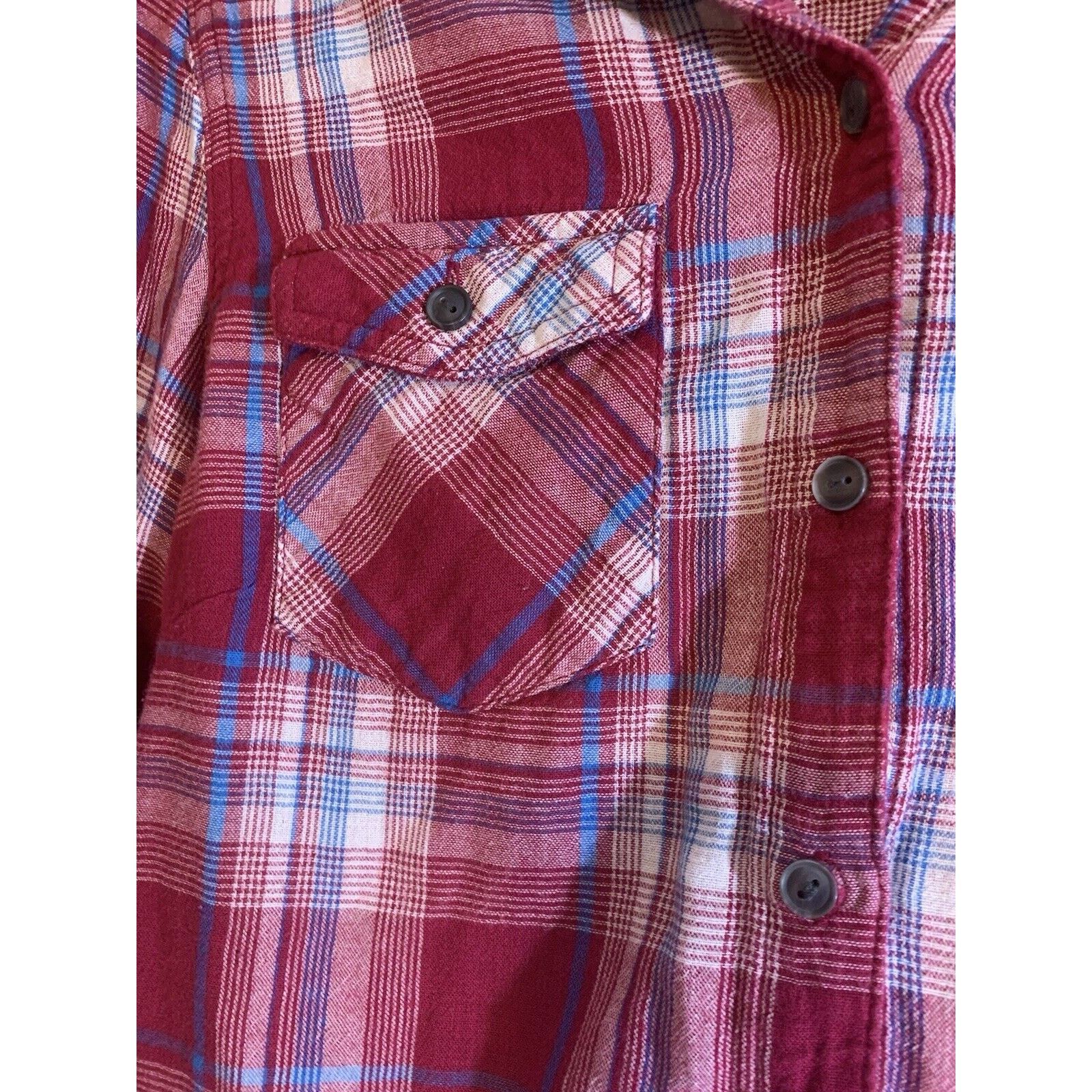 Boston Traders Boston Traders Women's Flannel Hoodie Shirt M Plaid Size M / US 6-8 / IT 42-44 - 5 Thumbnail