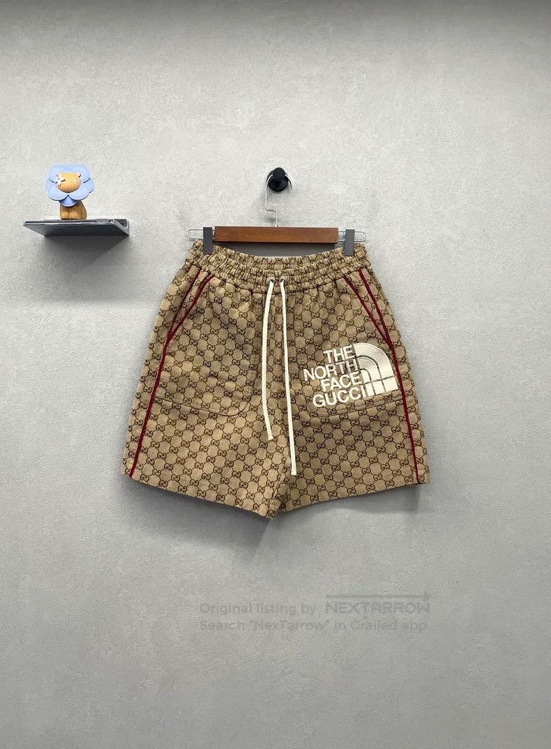 Gucci Gucci SizeS Logo Printed Casual Shorts Size 42" / US 20 - 2 Thumbnail