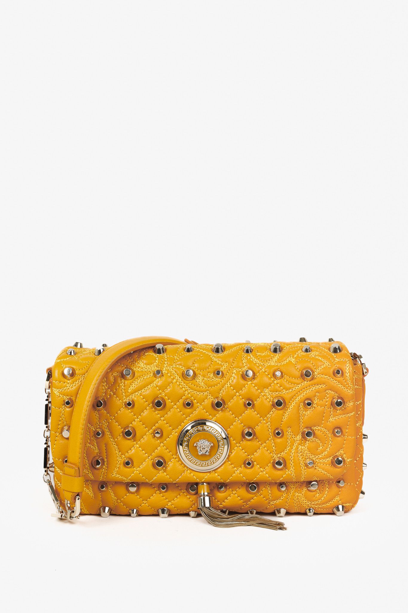 Versace Versace Vanitas Medea Quilted Barocco Clutch Shoulder Bag Size ONE SIZE - 1 Thumbnail