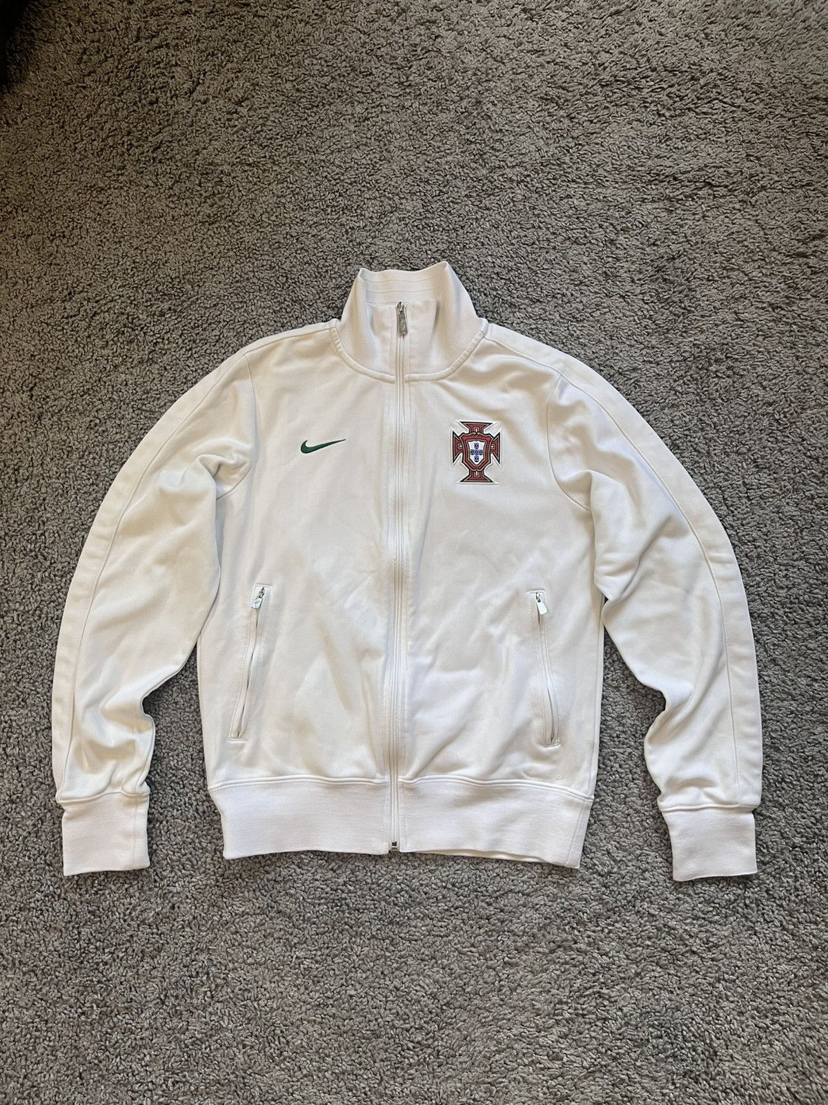 Nike Vintage rare Nike Portugal Team Training Soccer Jacket Size US S / EU 44-46 / 1 - 1 Thumbnail