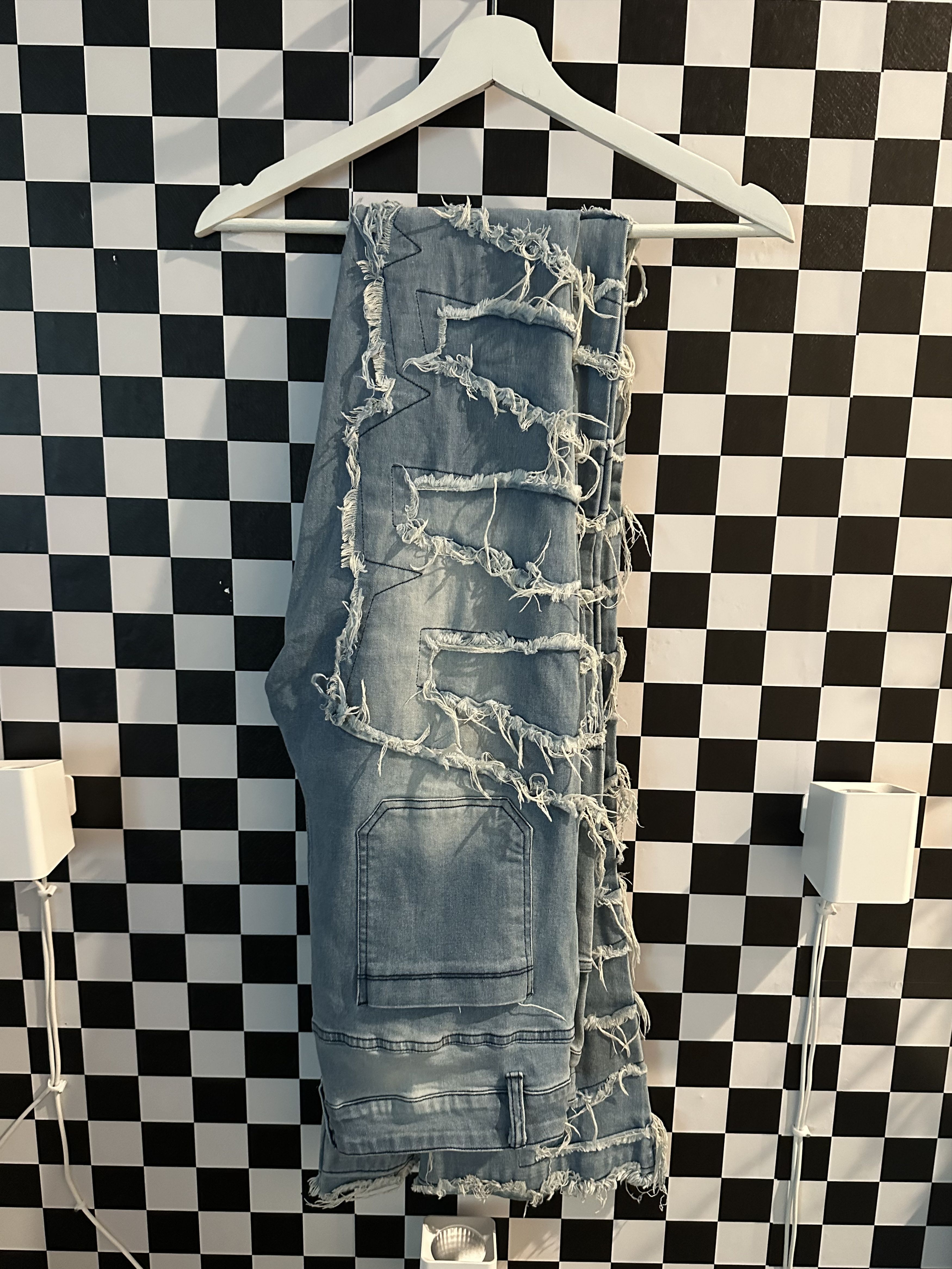 GUAPI RARE 1/100* Obsidian Stacked Denim Size US 32 / EU 48 - 3 Thumbnail