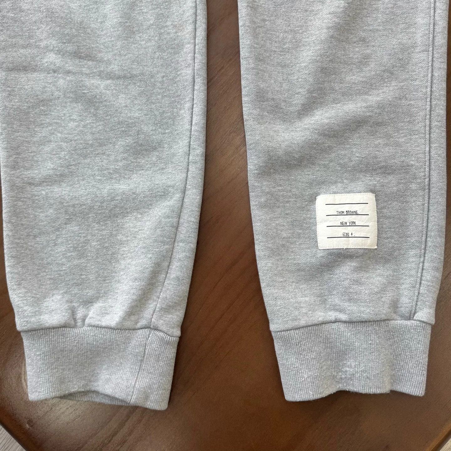 Thom Browne Classic 4-Bar Gray/White Pants Size US 34 / EU 50 - 4 Thumbnail