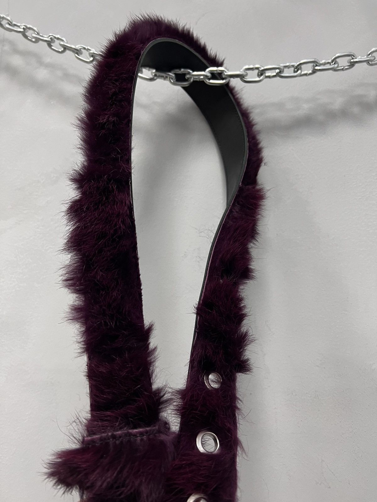 Hysteric Glamour × If Six Was Nine × Le Grande Bleu (L.G.B.) FUR BELT Yohii Yamamoto Junya •Watanabe Playboi Carti Style Size ONE SIZE - 7 Thumbnail
