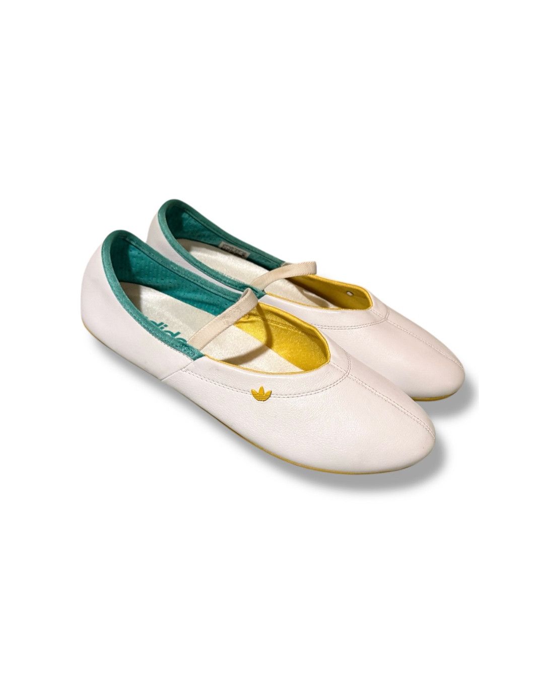 Adidas Iconic Adidas Vintage Ballet Flats Sneakers White 00s Size US 9 / IT 39 - 1 Thumbnail