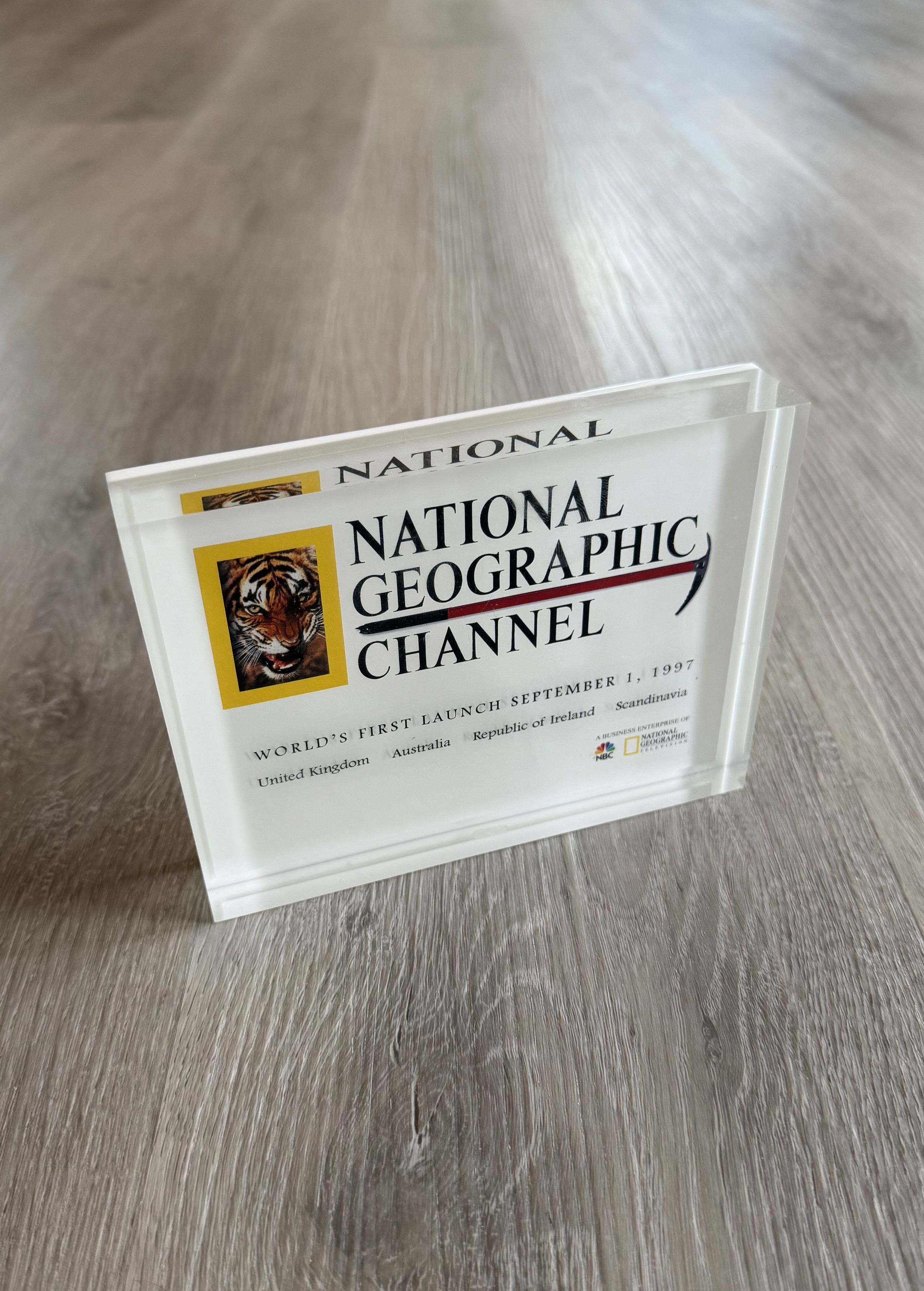 Other 1997 National Geographic Premier promo sign Size ONE SIZE - 1 Thumbnail