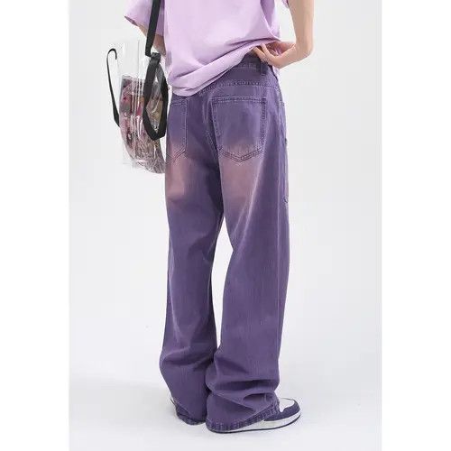 Japanese Brand Gradient Straight Denim Pant Size US 32 / EU 48 - 3 Thumbnail