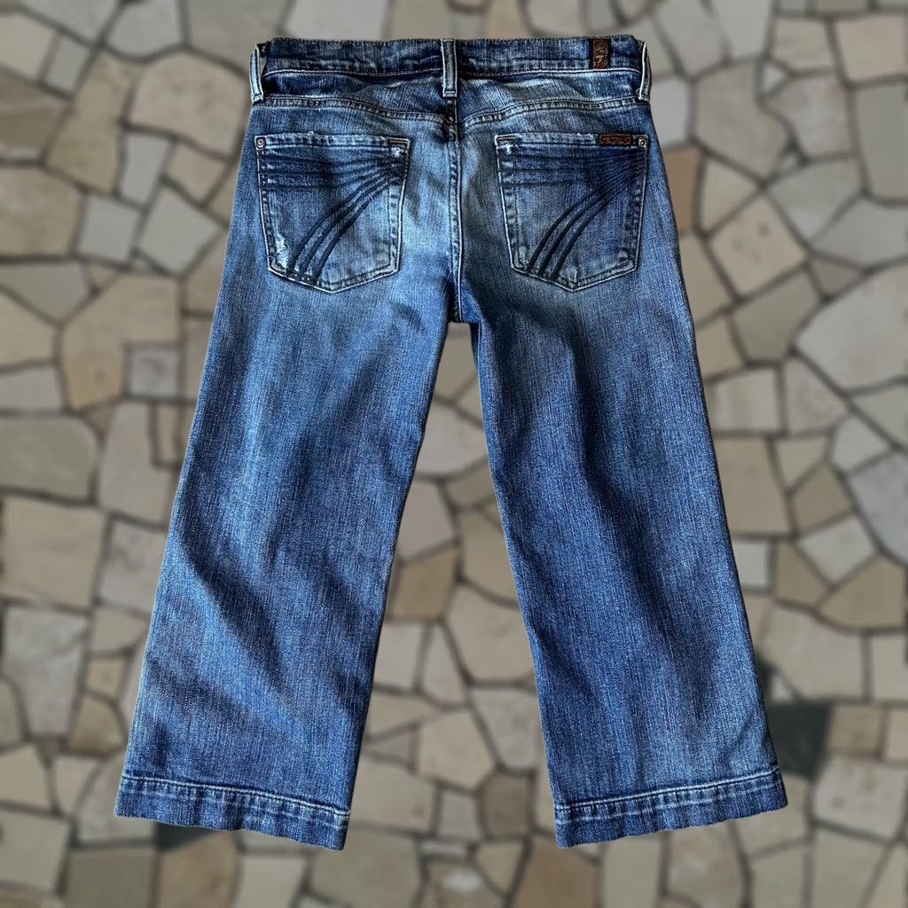 7 For All Mankind 7 For All Mankind Dojo Crop Denim Blue Jeans Women’s 27x21 Size 27" / US 4 / IT 40 - 1 Thumbnail