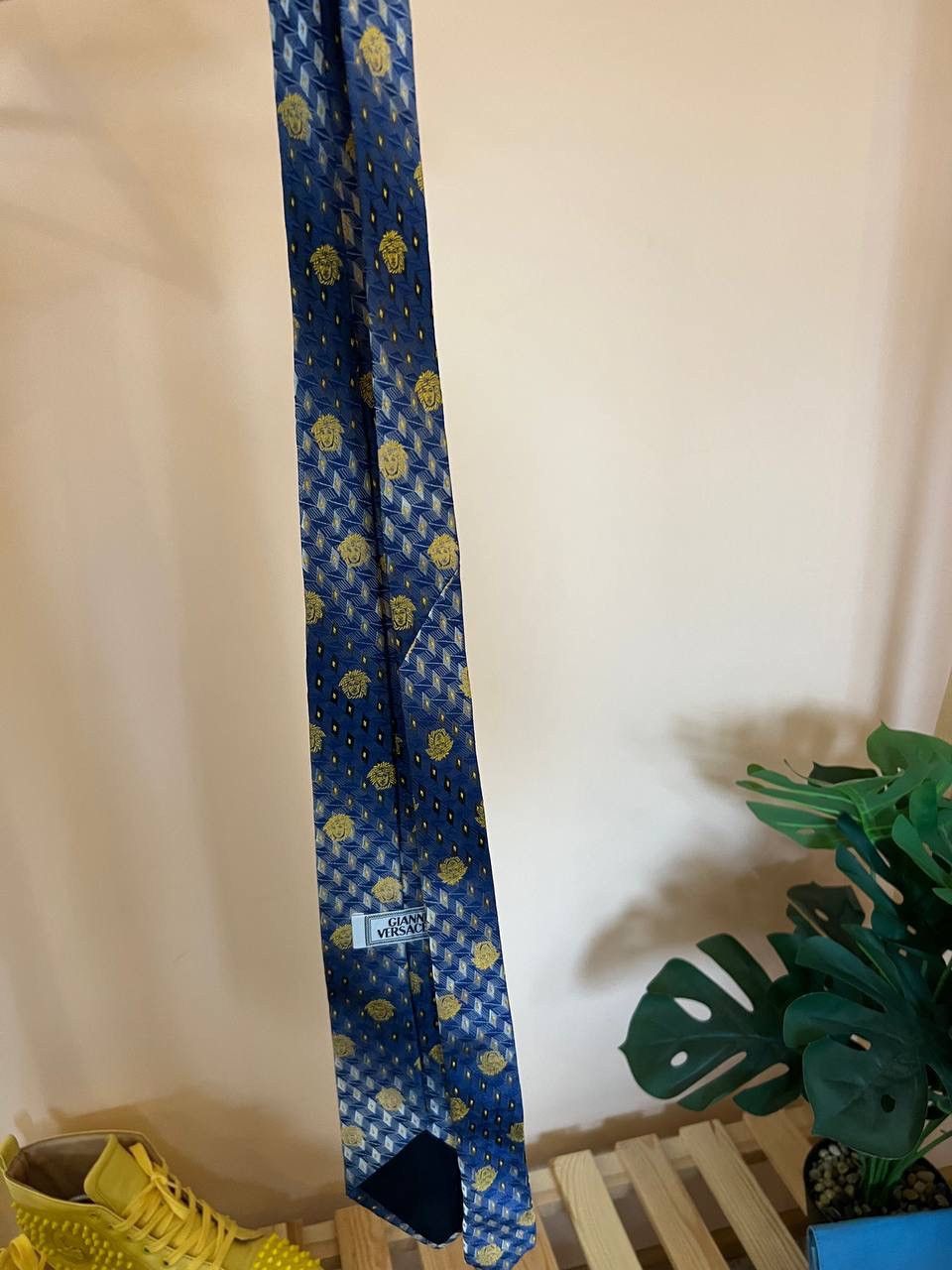 Versace × Vintage Rare Vintage Gianni Versace Medusa Silk Tie Made in Italy Size ONE SIZE - 11 Thumbnail