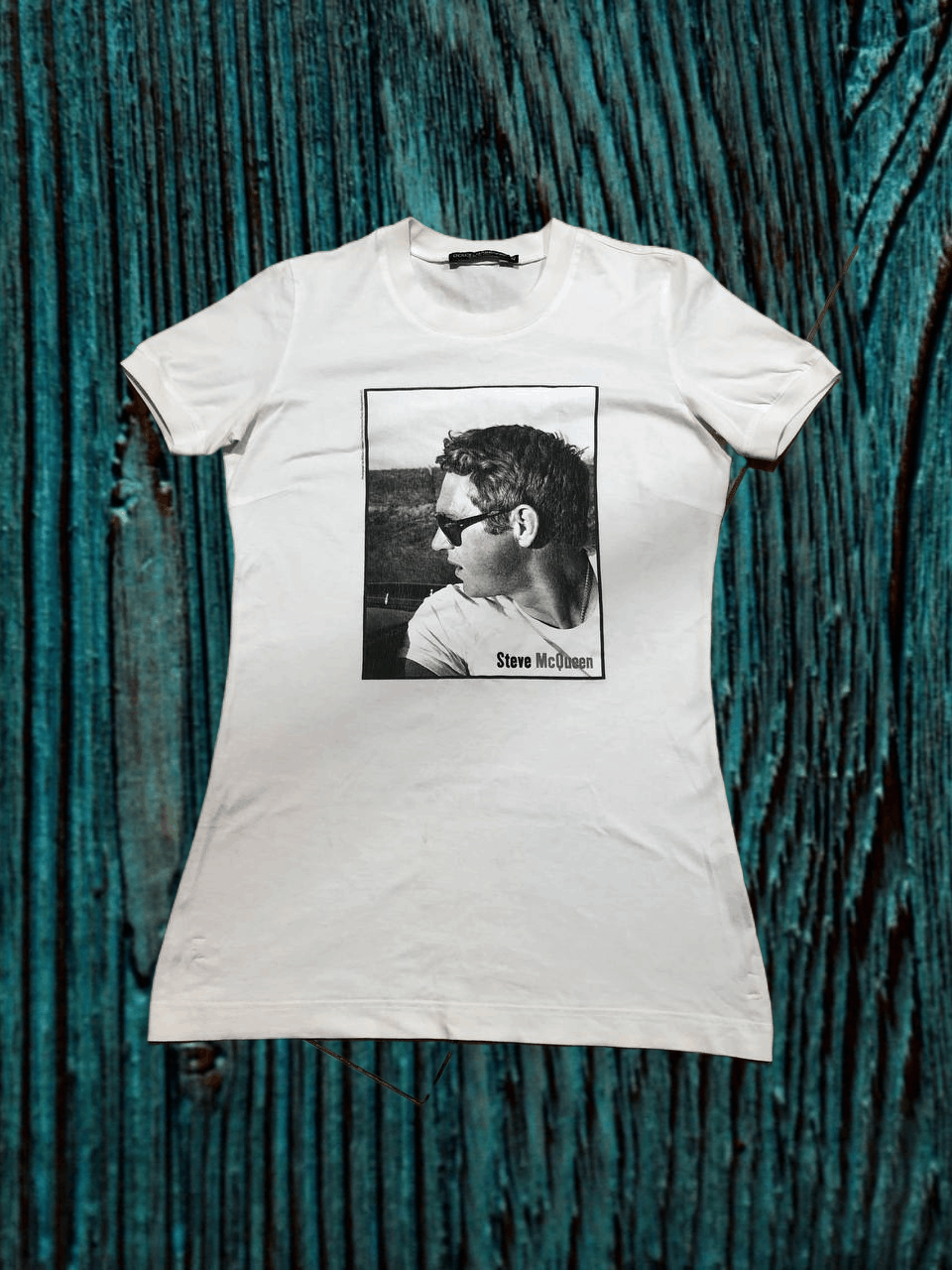 Dolce & Gabbana Vintage Dolce & Gabbana Steve Mcqueen White T Shirt Size M / US 6-8 / IT 42-44 - 1 Thumbnail