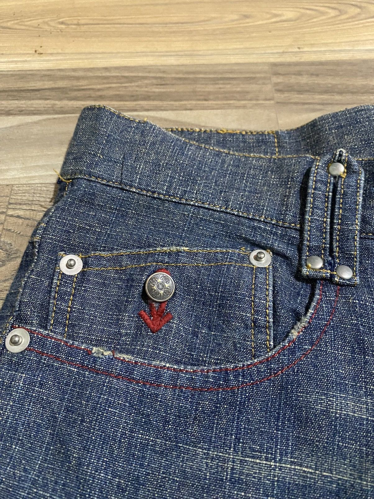 Japanese Brand × Vintage VINTAGE IN THE ATTIC DOUBLE ZIPPER POCKET JEANS Size US 30 / EU 46 - 3 Thumbnail