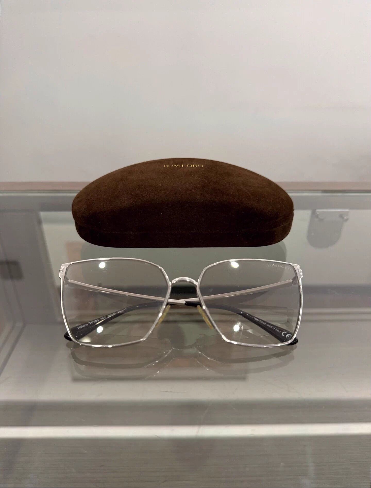 Tom Ford Tom Ford Silver Sunglasses New Boxed Size ONE SIZE - 2 Thumbnail