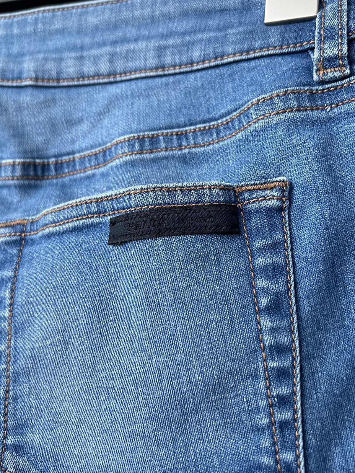 Prada Prada Milano Logo Blue Denim Jeans Size 28" / US 6 / IT 42 - 3 Thumbnail