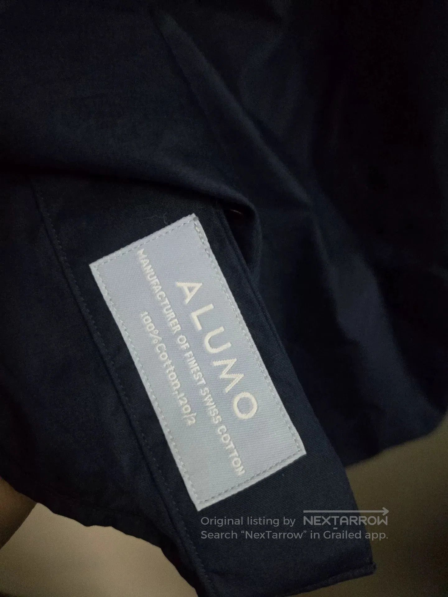 Porter Classic Porter Classic Blue Cotton Stand Collar Shirt. Size US M / EU 48-50 / 2 - 4 Thumbnail