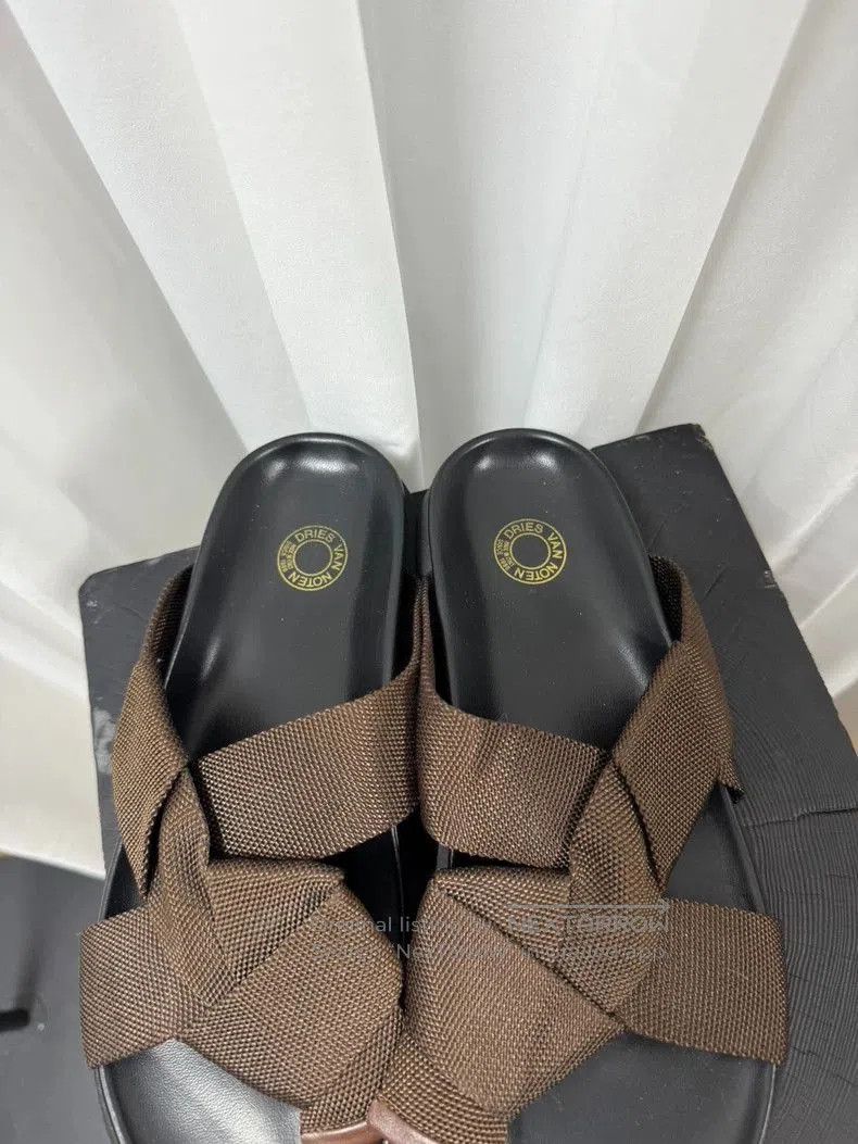 Dries Van Noten Dries van Noten Strappy Leather Sandals. Size US 9.5 / EU 42-43 - 3 Thumbnail
