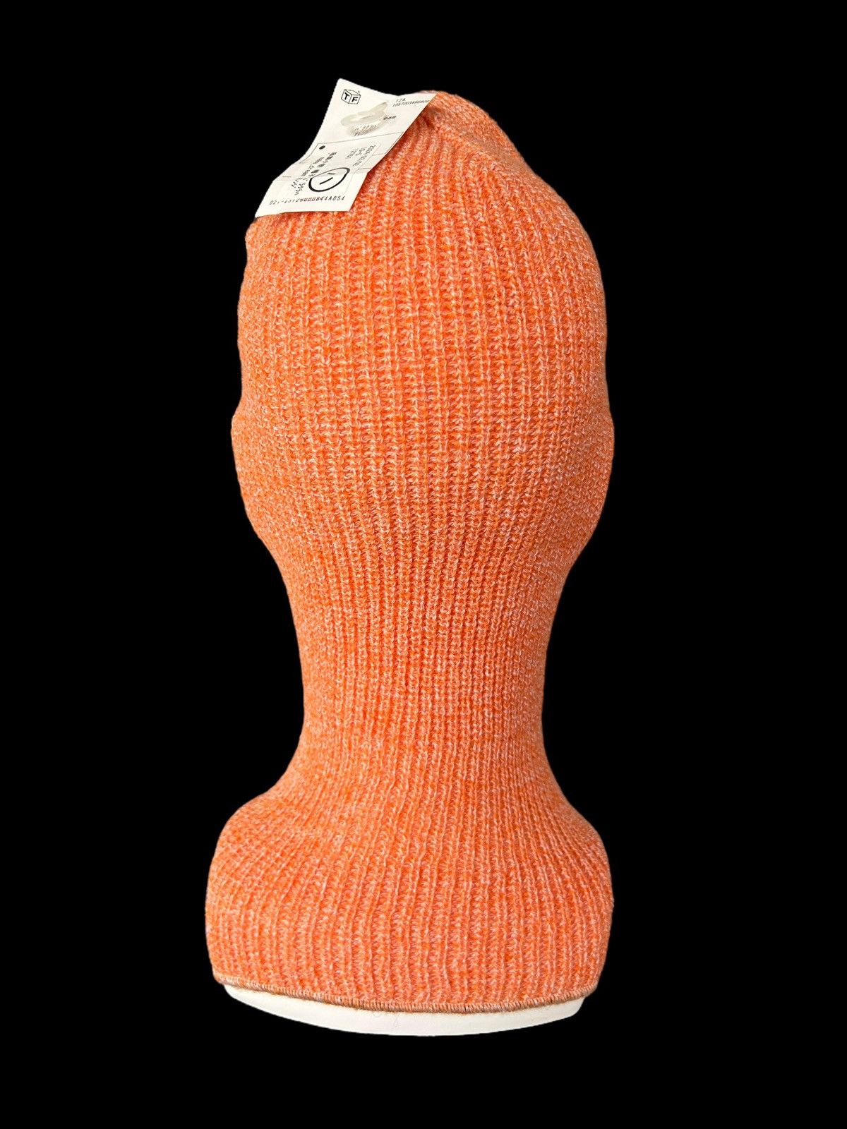 Japanese Brand × Kapital × Vintage Balaclava Masked Japanese Brand knitt Orange Rare🎌☠️ Size ONE SIZE - 2 Thumbnail