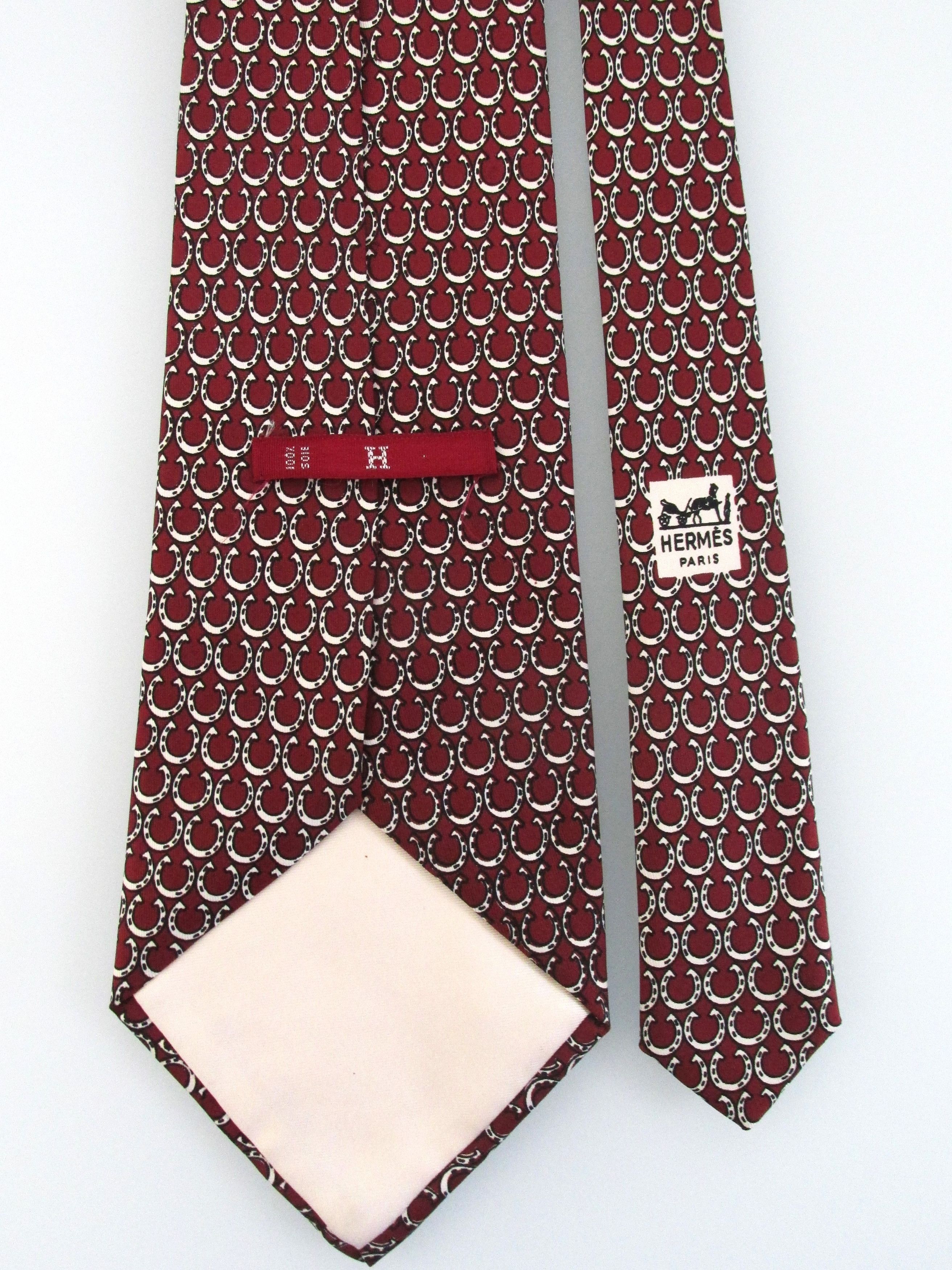 Hermes Vintage Men's Silk Tie