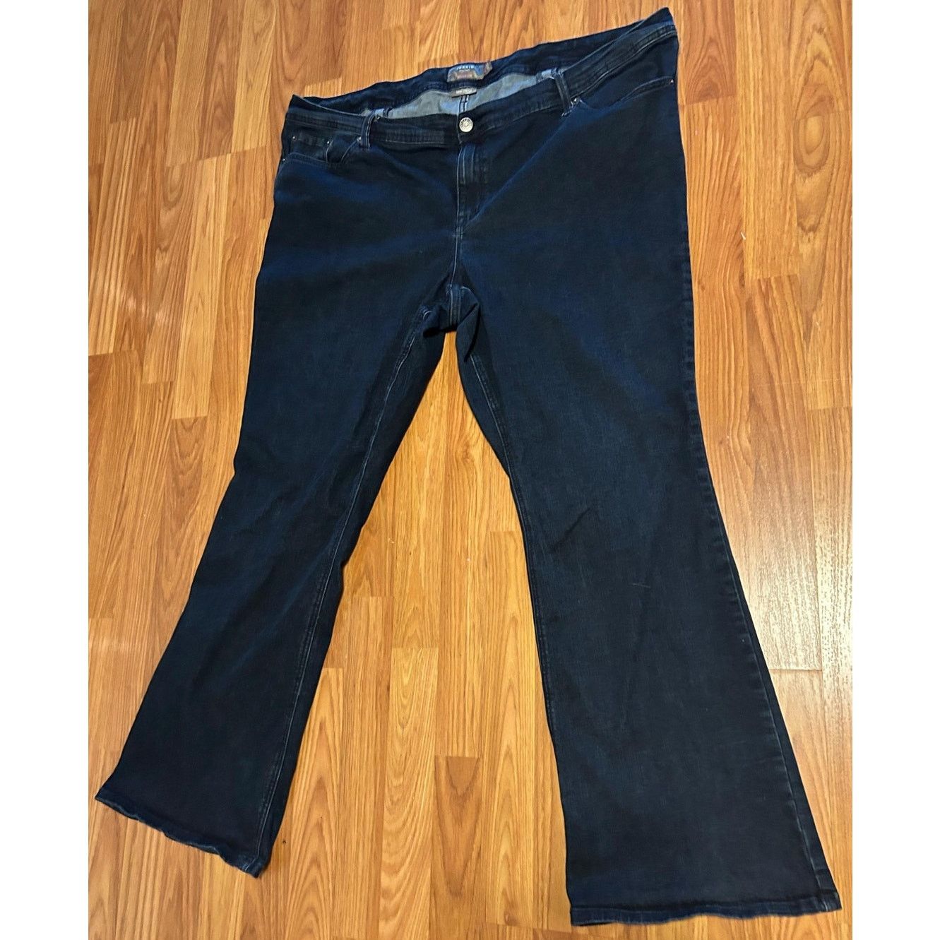 Torras Torrid Luxe Slim Boot Super Stretch Blue Denim Jeans Size 42" / US 20 - 4 Thumbnail