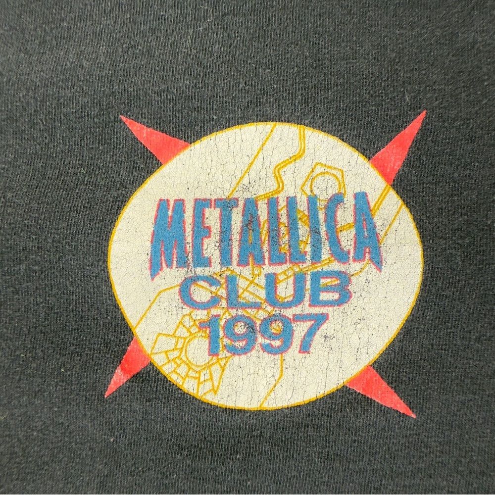 Giant VTG Metallica Covering the World Club 1997 Giant Tag Men's Size US L / EU 52-54 / 3 - 7 Thumbnail