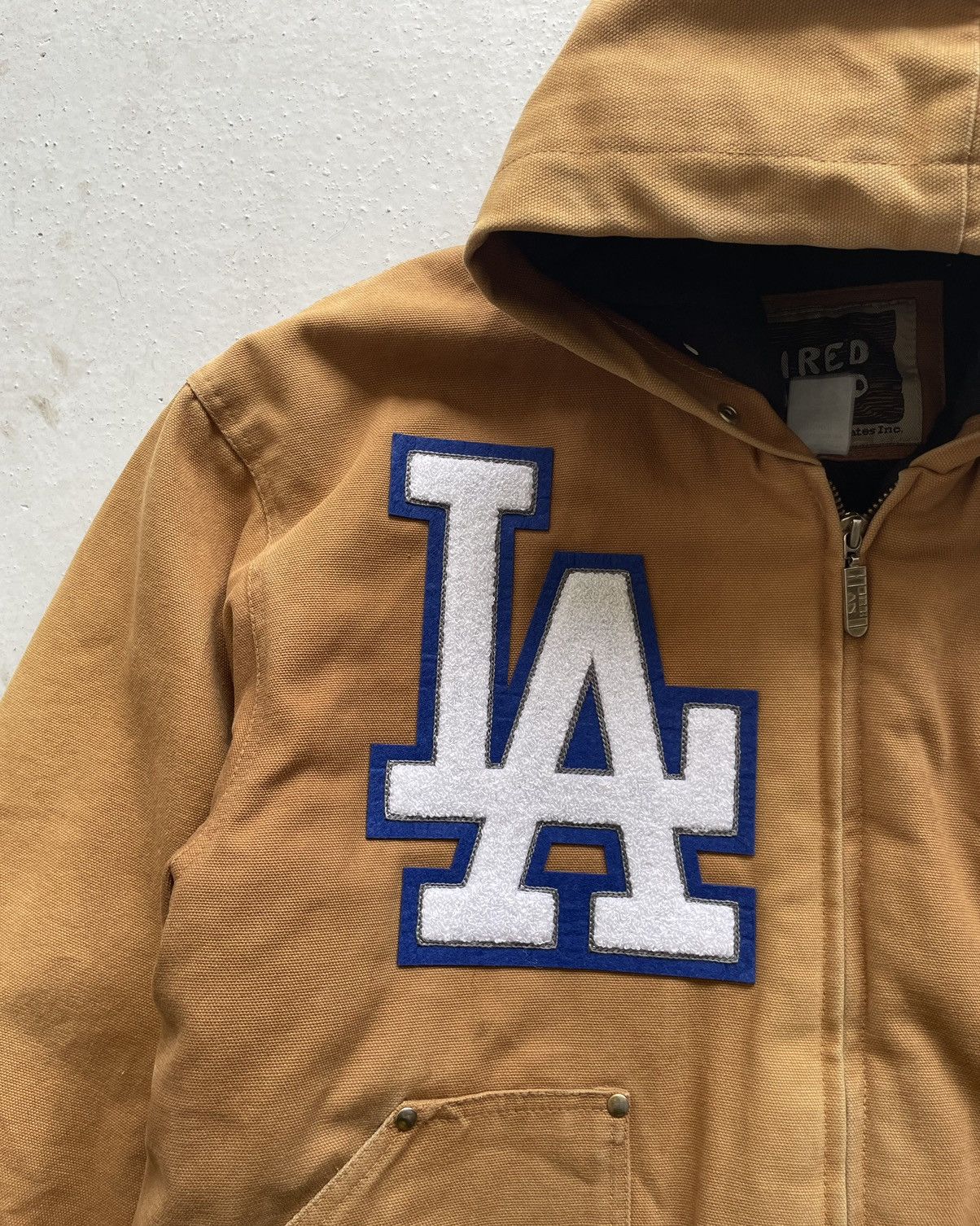 Carhartt × Vintage Crazy Rare Vintage Boxy Patchwork Carhartt Style Work Jacket Size US L / EU 52-54 / 3 - 5 Thumbnail