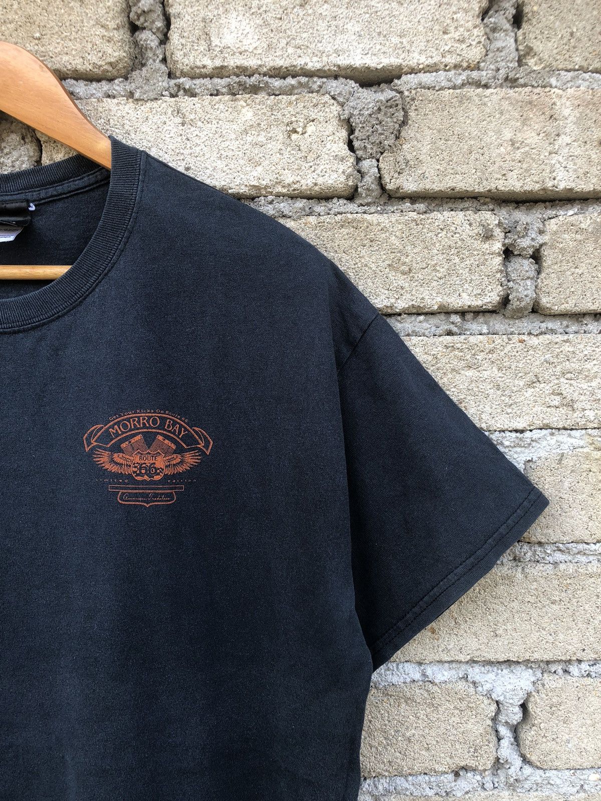 Harley Davidson × Japanese Brand × Vintage Vintage Sunfaded Morro Bay Route 66 Tshirts Size US L / EU 52-54 / 3 - 7 Thumbnail