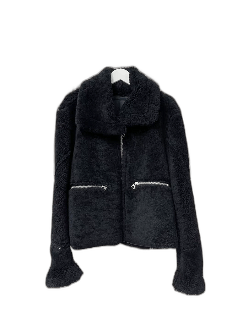Moncler Sandro Zip Jacket with Fur Detail-yf Size US M / EU 48-50 / 2 - 1 Thumbnail