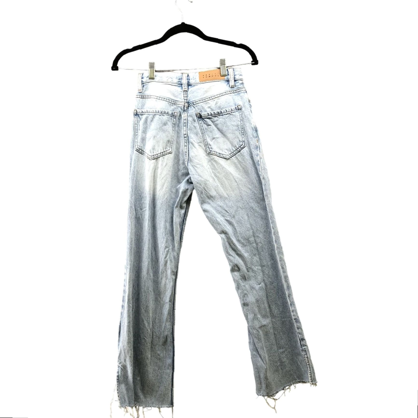 Pacsun Pacsun High Rise Bootcut Jeans Womens Size 24 Light Wash Blue Split Hem Size 42" / US 20 - 2 Thumbnail