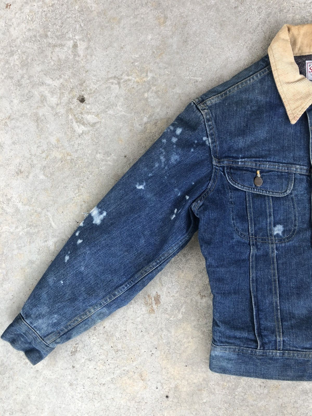 Lee Vintage 70’s Lee Storm Rider Blanked Lined Denim Jacket Size US S / EU 44-46 / 1 - 3 Thumbnail