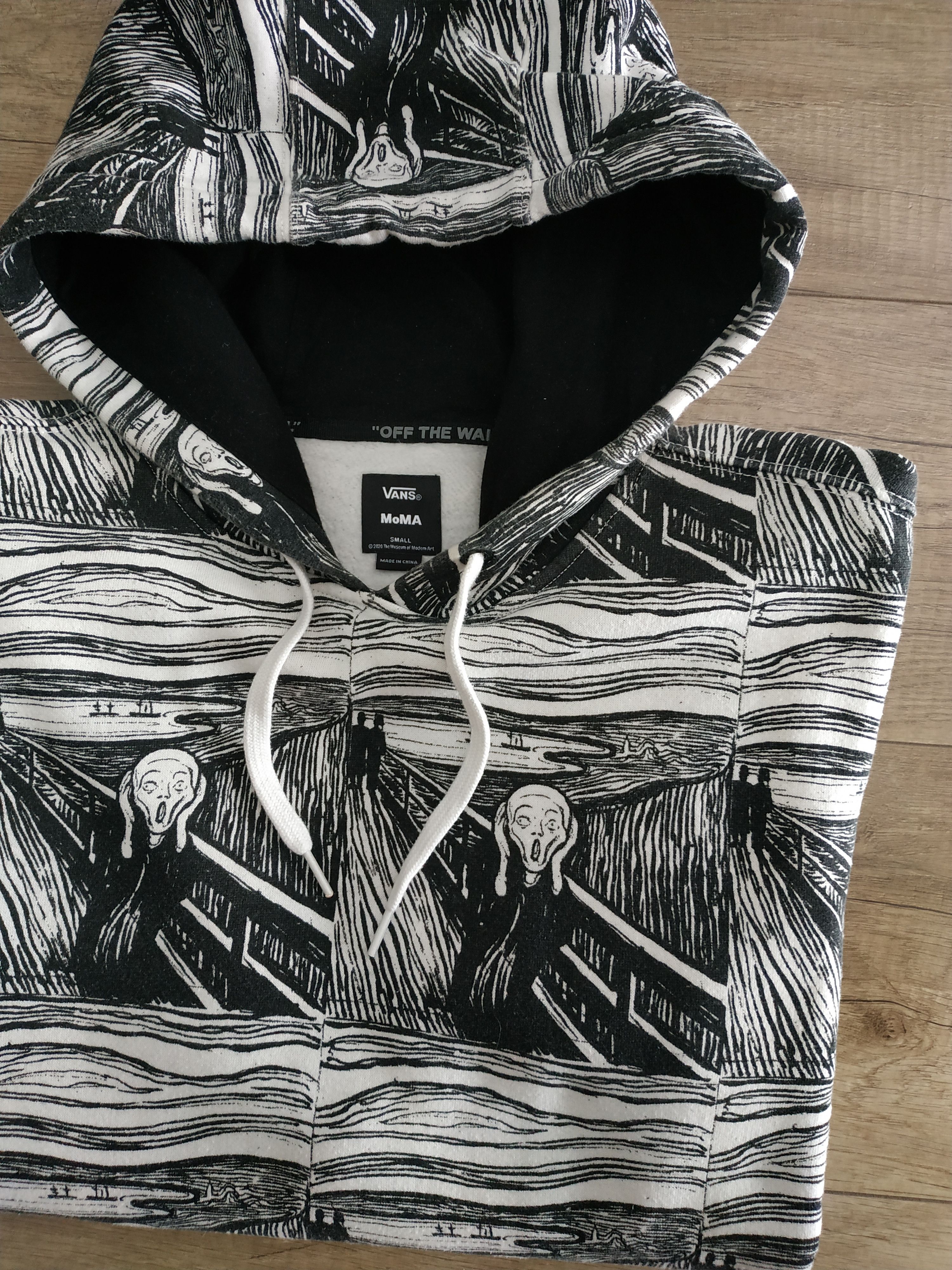 Vans Vans x MoMA Munch The Scream Men's Hoodie, s. SMALL, fit. M Size US M / EU 48-50 / 2 - 7 Thumbnail