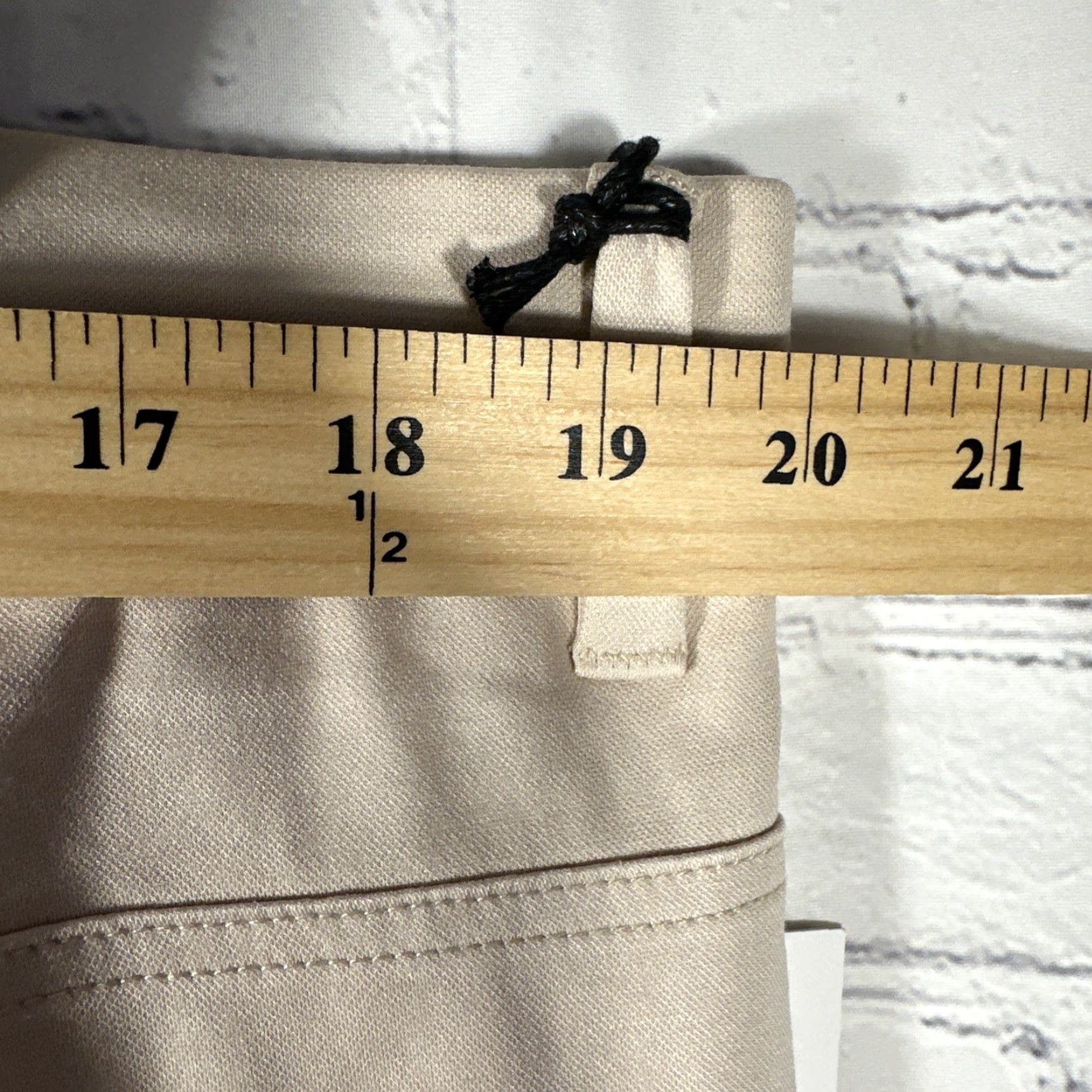 CO Collars & Co CEO Tech Pull On Pants Men Stone 40x30 Chino Stretch Flat Front Wrangler: No, disregard. Size US 40 / EU 56 - 5 Thumbnail