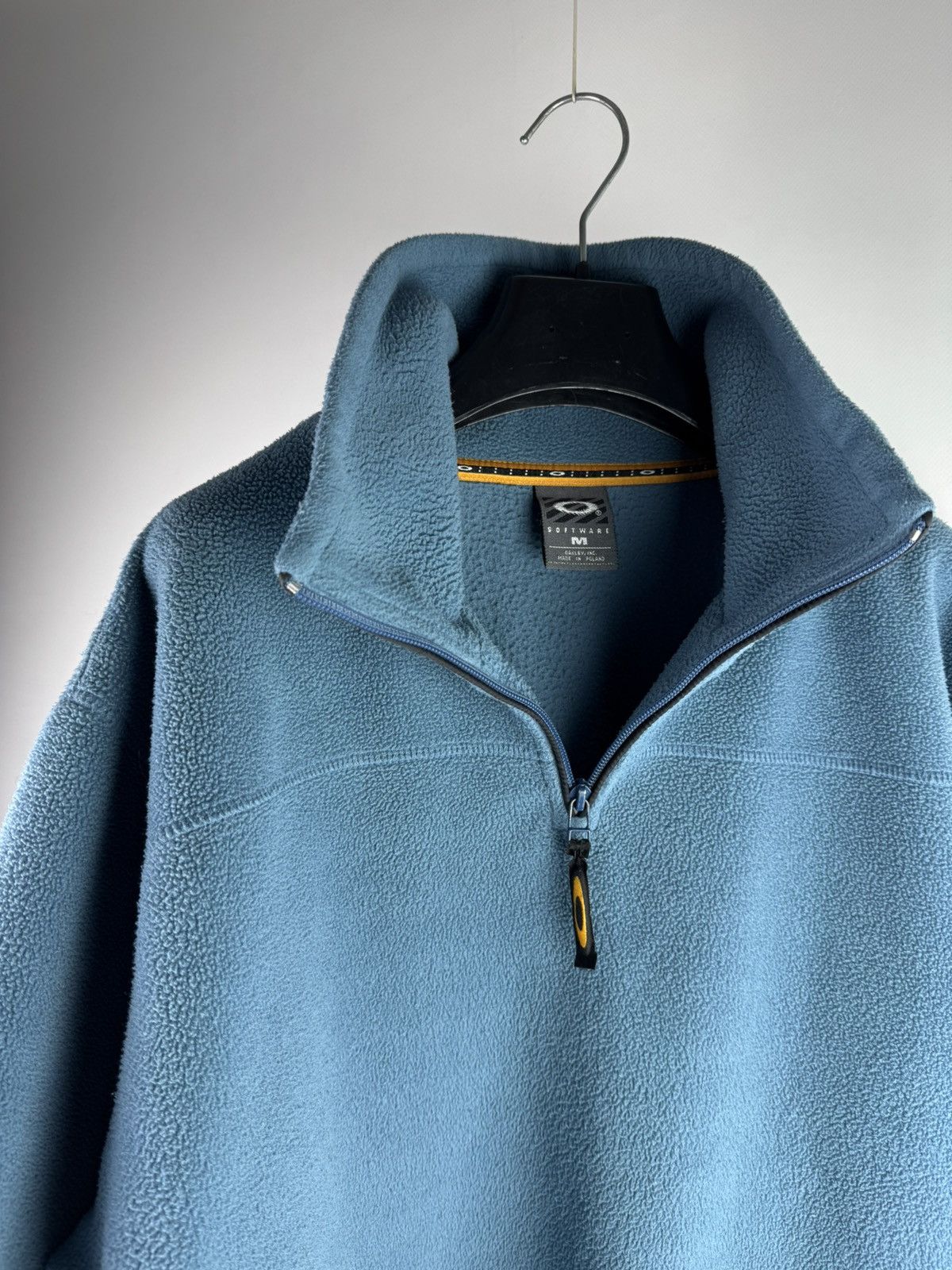 Oakley Vintage 90s Oakley Software Fleece Zip Up Blue Size US M / EU 48-50 / 2 - 3 Thumbnail